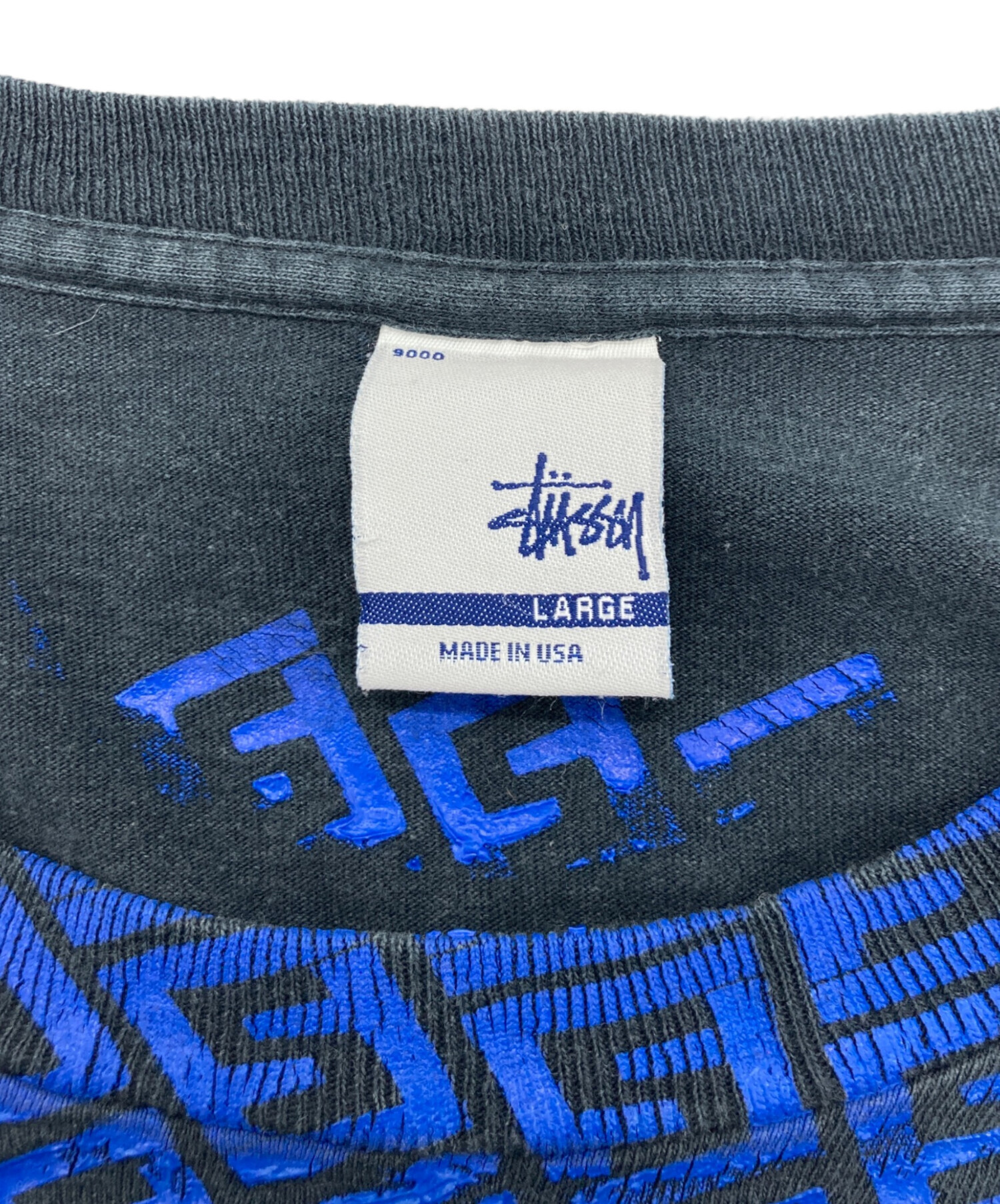 中古・古着通販】stussy (ステューシー) パロディロゴTシャツ ブラック 