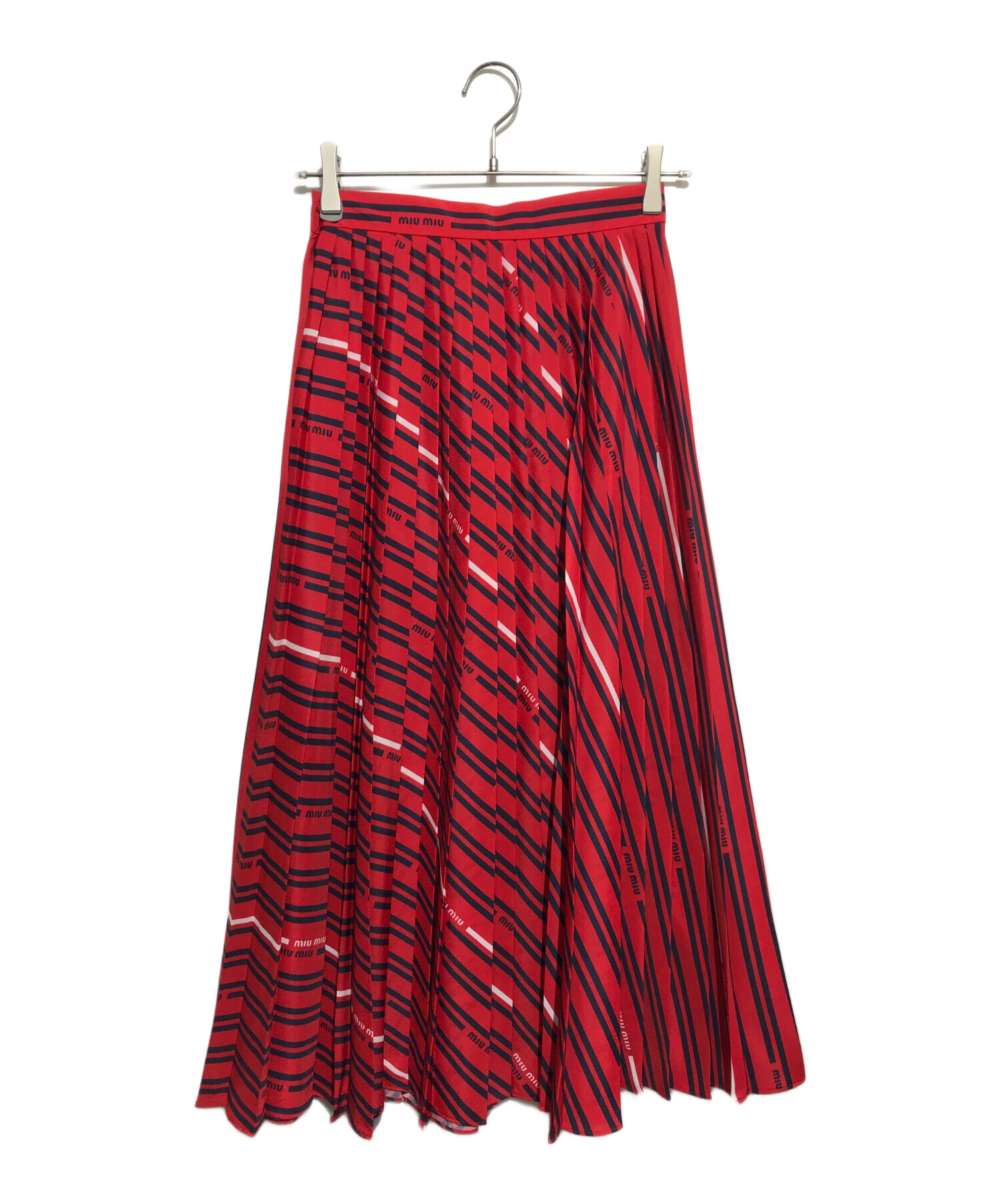 中古・古着通販】MIU MIU (ミュウミュウ) プリーツロングスカート