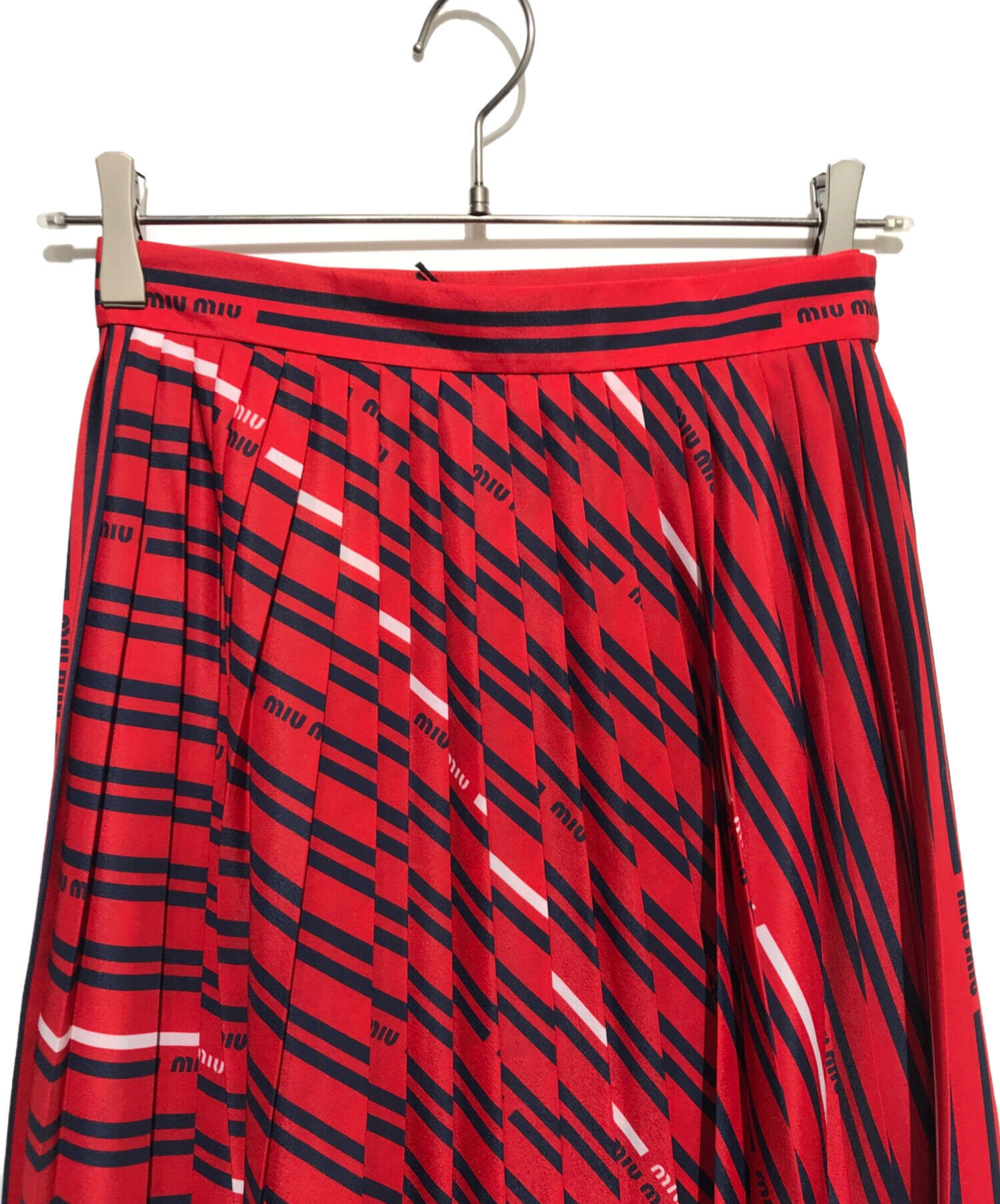 中古・古着通販】MIU MIU (ミュウミュウ) プリーツロングスカート