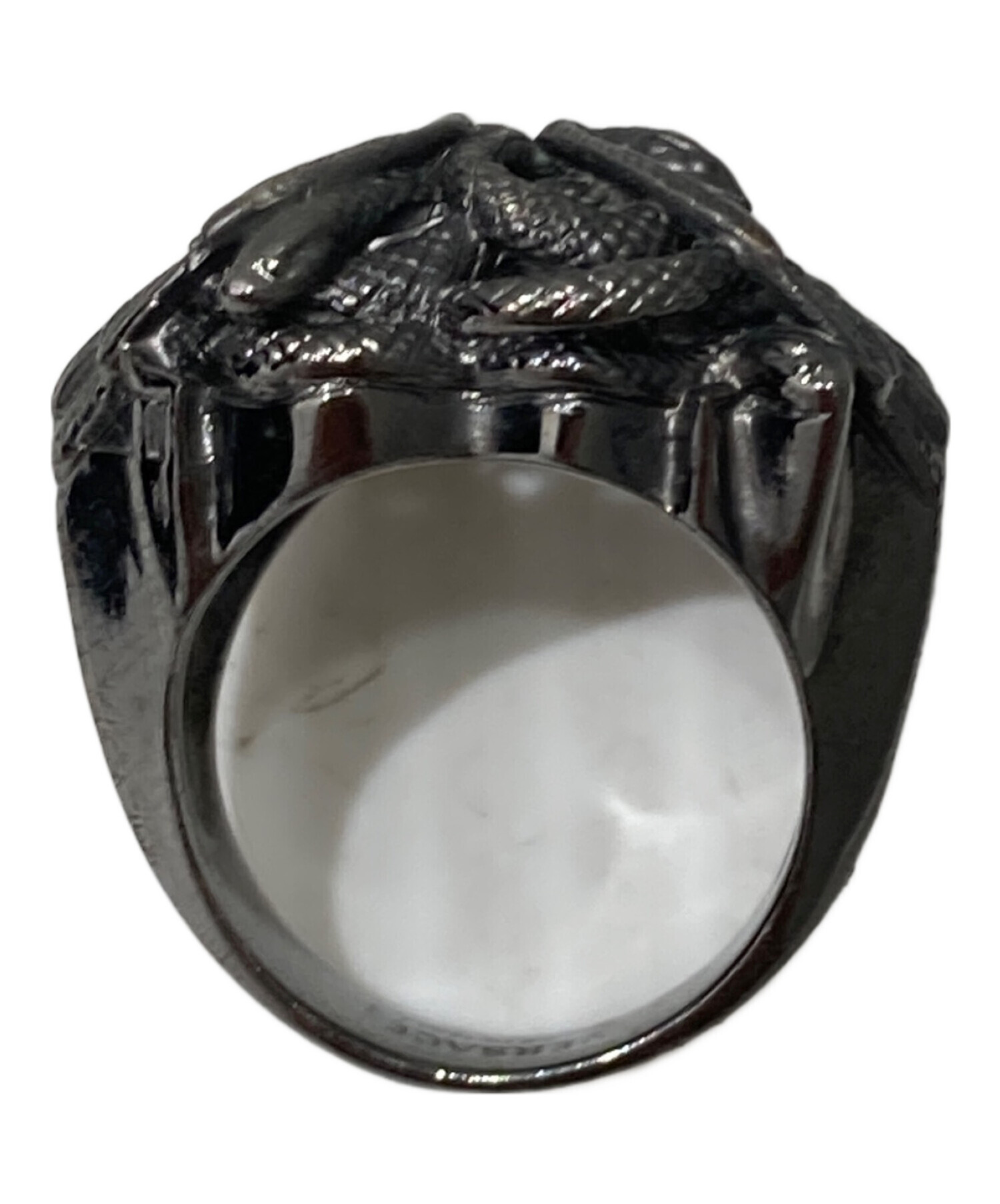 中古・古着通販】VERSACE (ヴェルサーチェ) メデューサリング ブラック