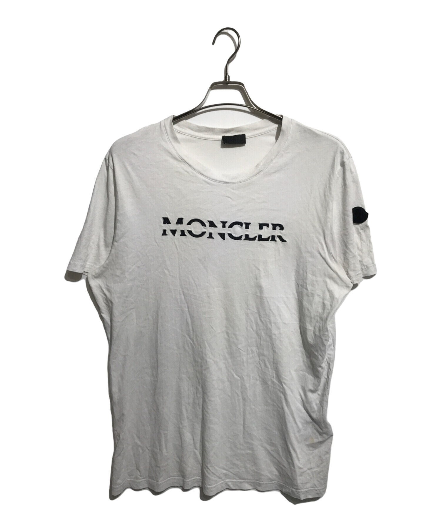 中古・古着通販】MONCLER (モンクレール) 立体ロゴ刺繍クルーネックT 