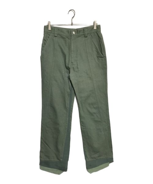 中古・古着通販】XLIM (エクスリム) カラーデニム グリーン サイズ