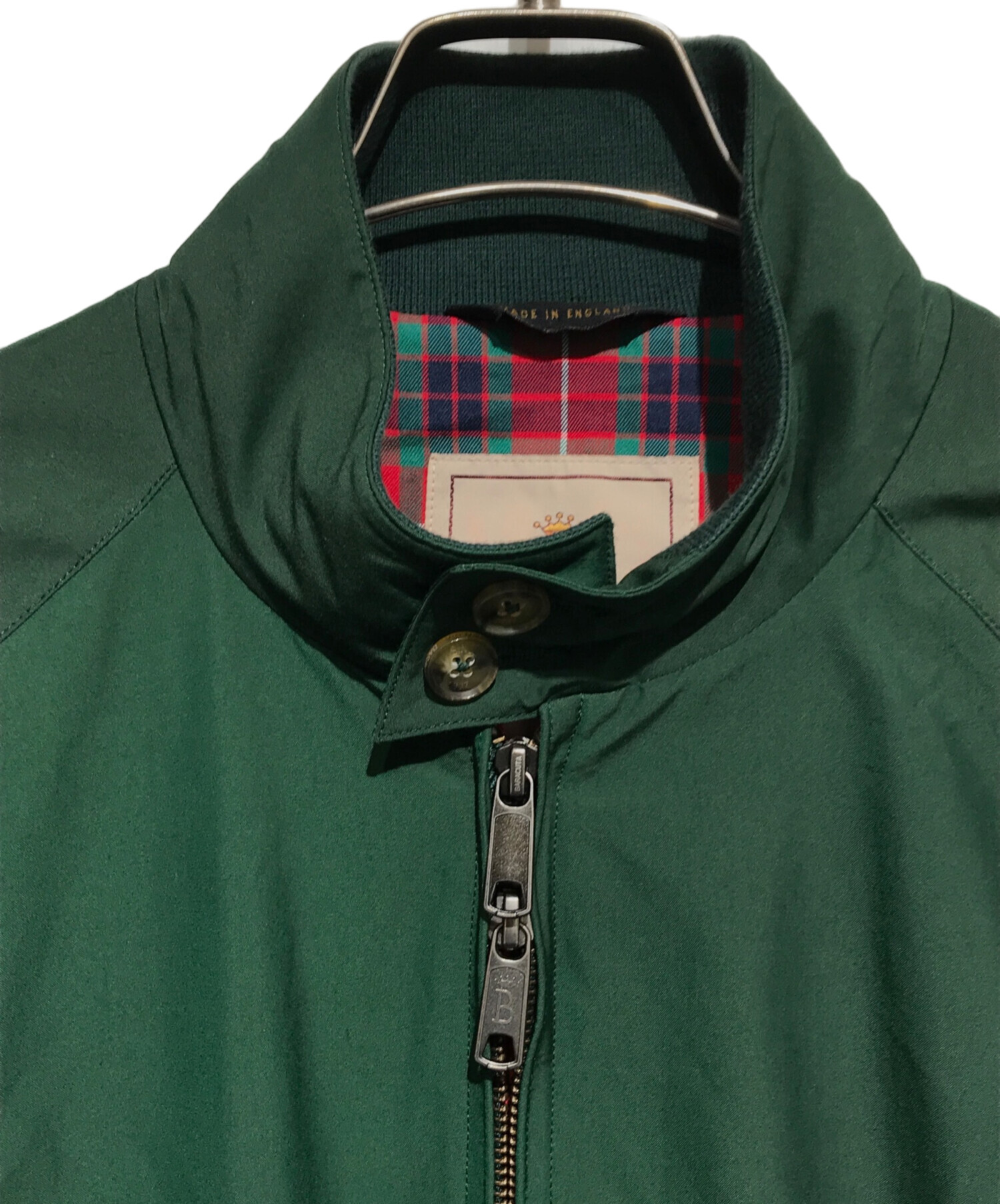 美品BARACUTA G9 イングランド製　ハリントンジャケット グリーン 40 USED 80s BARACUTA G9 イングランド製 バラクータ(GREEN/40