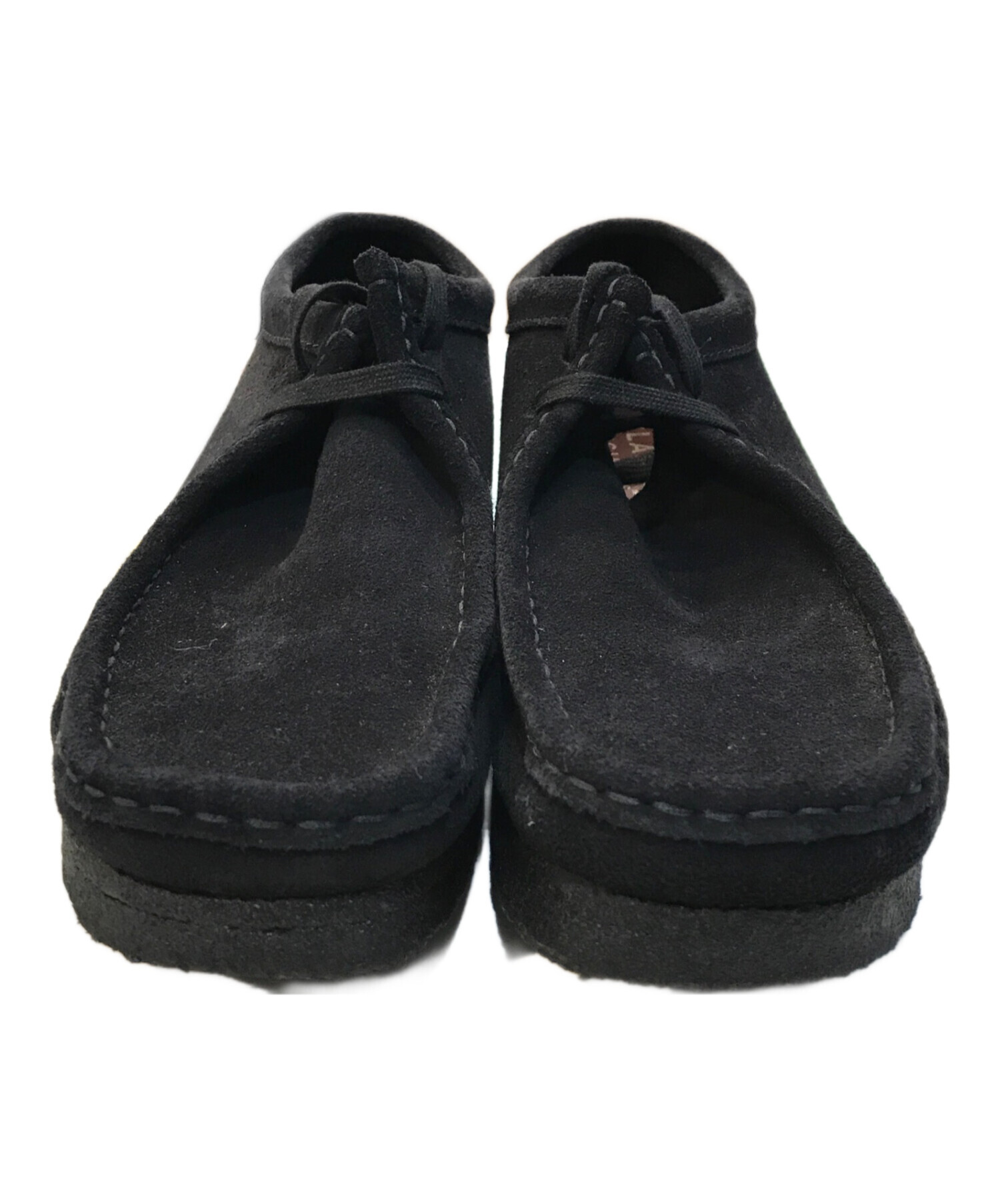 クラークス ワラビー wallabee CLARKS ブラック 古着 Clarks（クラークス） wallabee ワラビー スエード シューズ ブラック