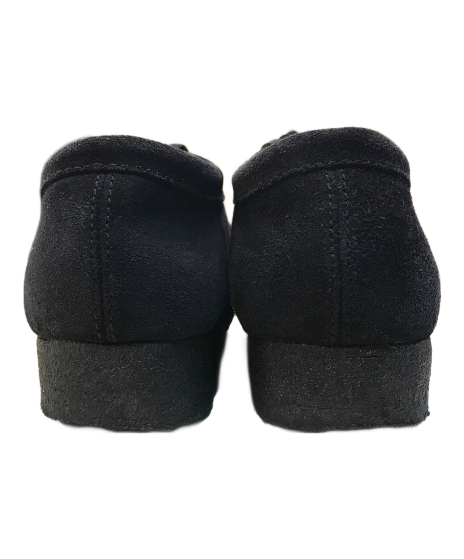 クラークス ワラビー wallabee CLARKS ブラック 古着 中古・古着通販】CLARKS (クラークス) ワラビーシューズ ブラック