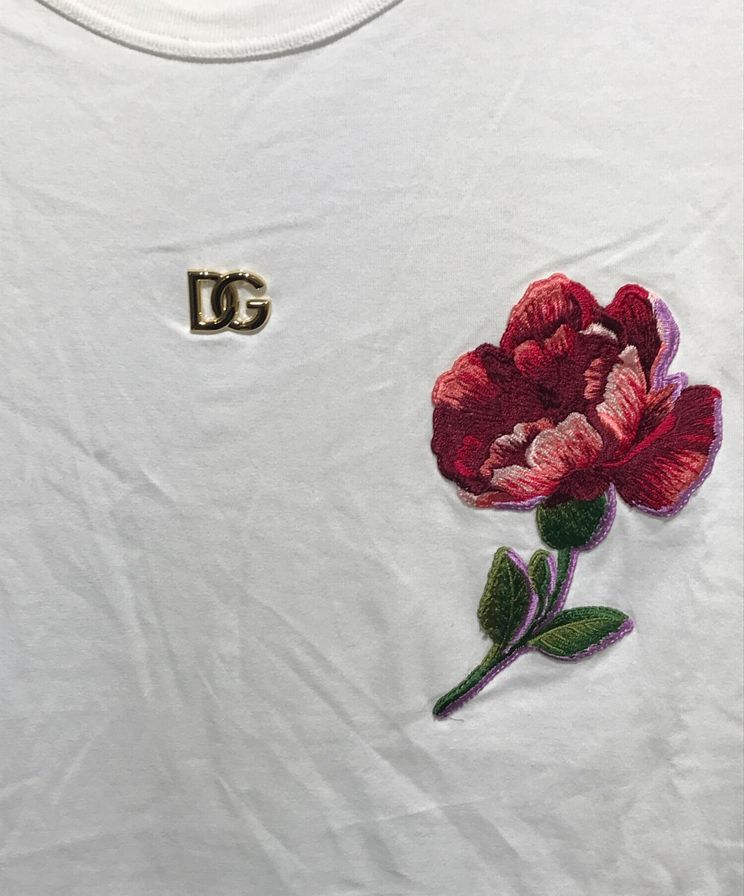 中古・古着通販】DOLCE & GABBANA (ドルチェ＆ガッバーナ) 花刺繍 