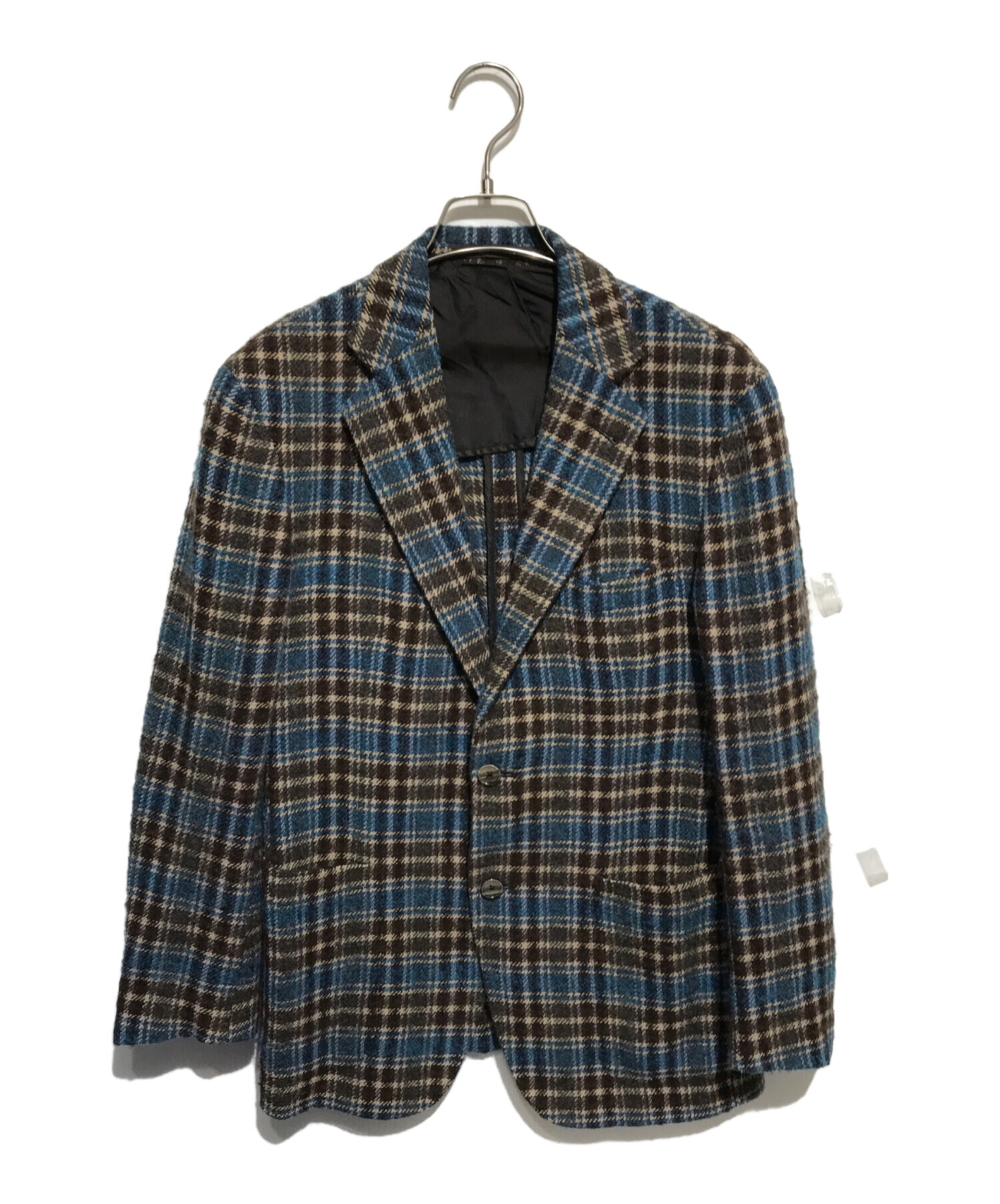 TAGLIATORE チェック柄 テーラードジャケット 中古・古着通販】TAGLIATORE (タリアトーレ) ウールチェックテーラード