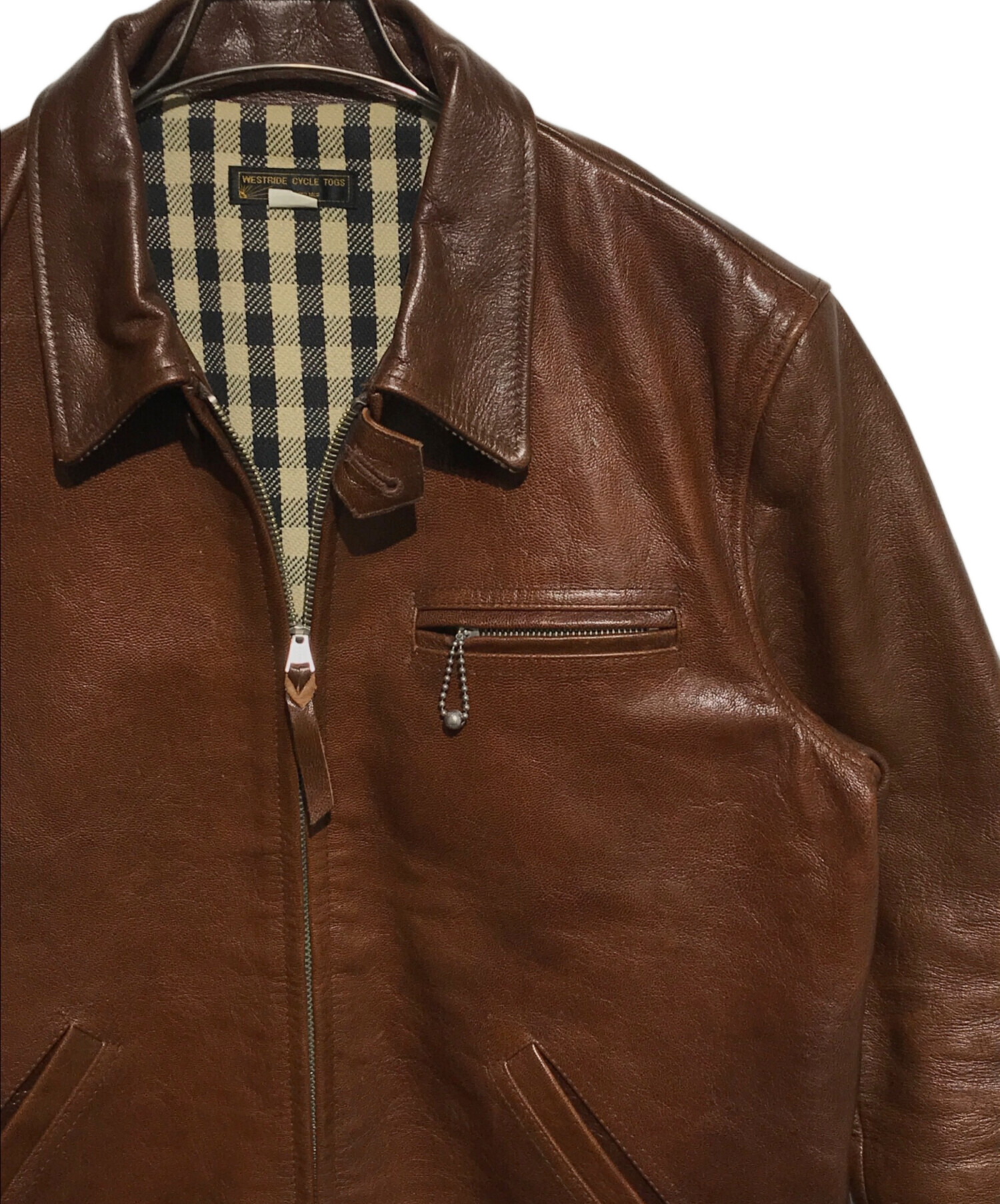 中古・古着通販】WEST RIDE (ウエストライド) レザージャケット