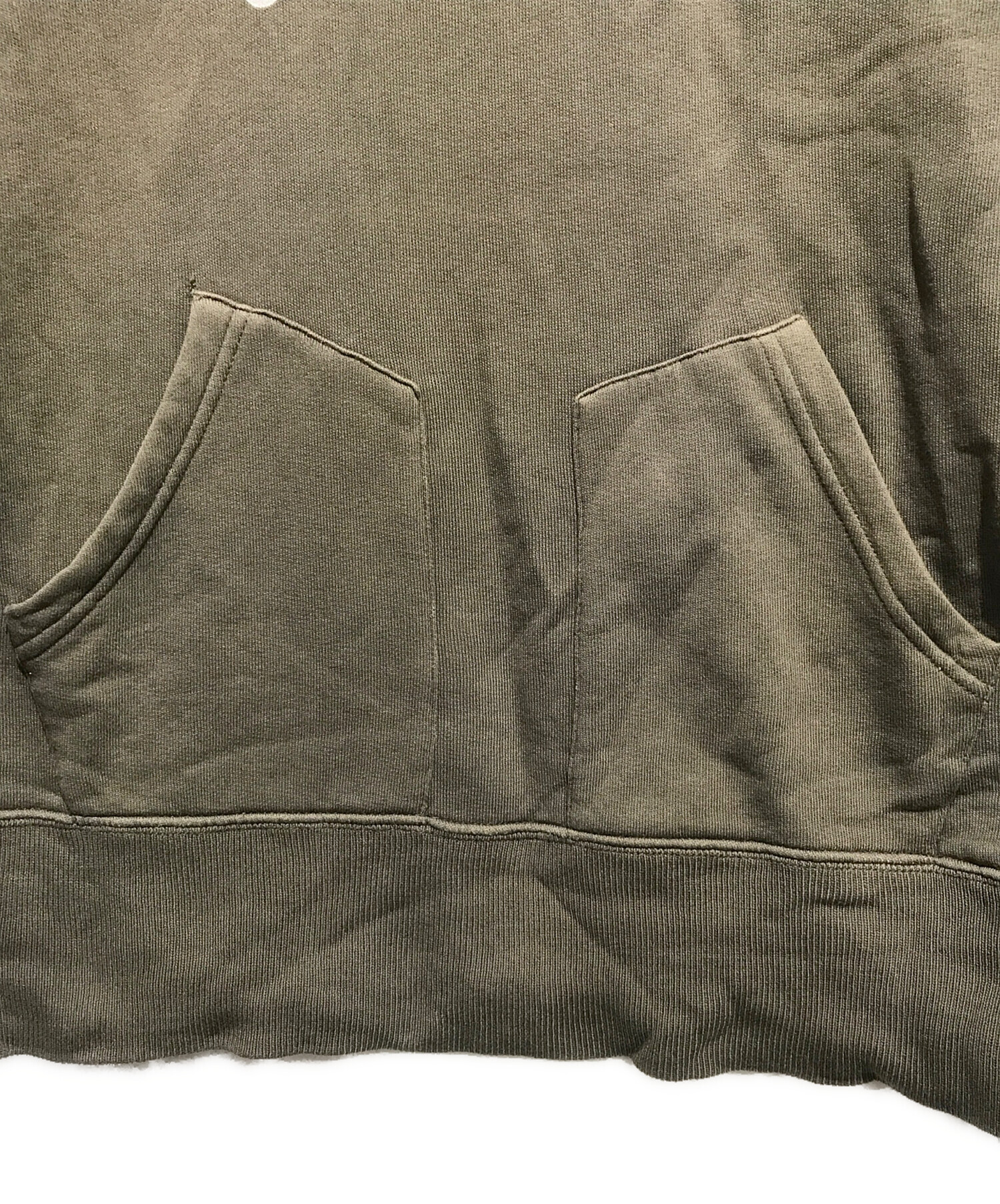 中古・古着通販】RRL (ダブルアールエル) ロゴプリントパーカー カーキ