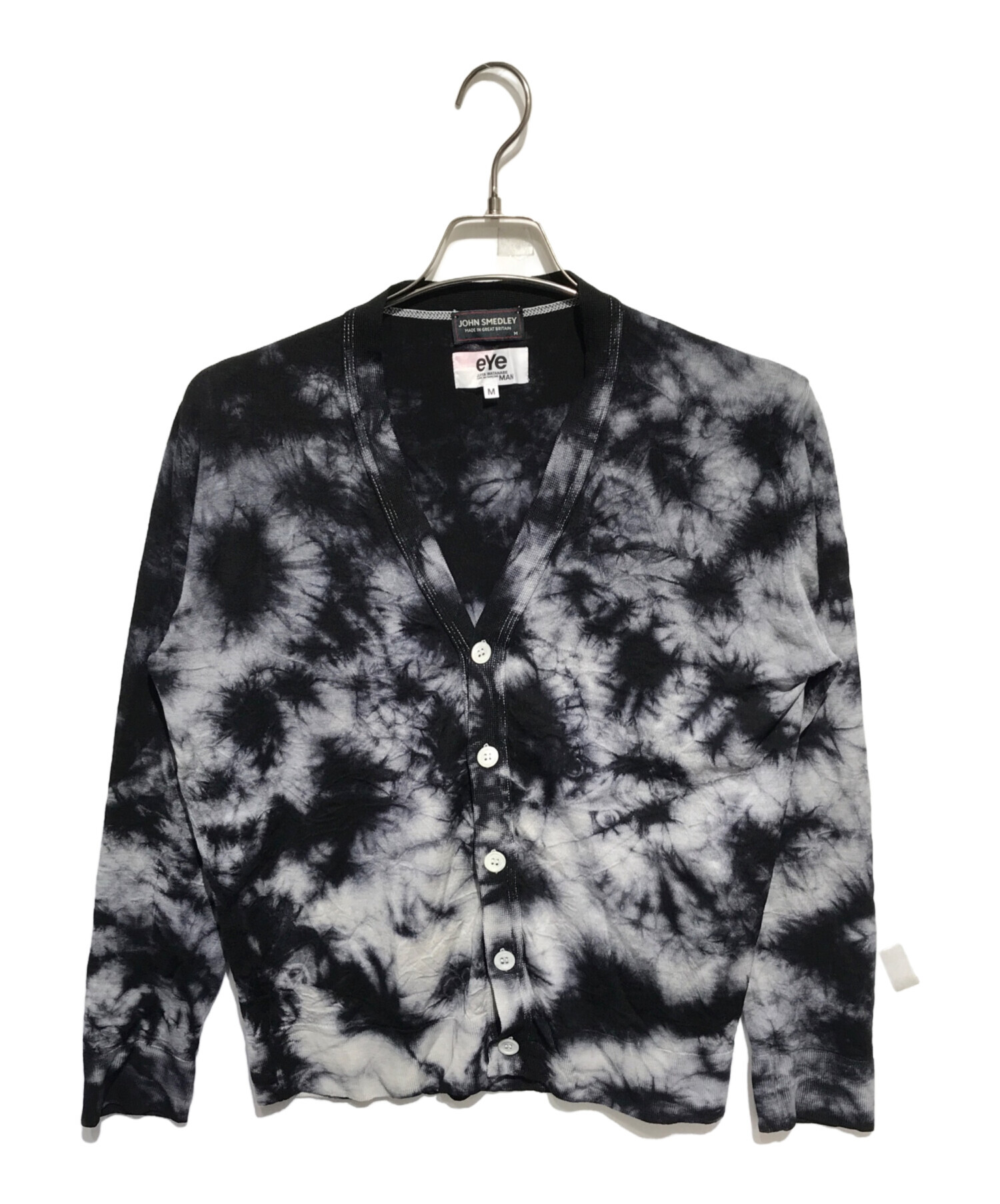 ジュンヤマン×ジョンスメドレー 08AW ムラ染めカーディガン-Black/M