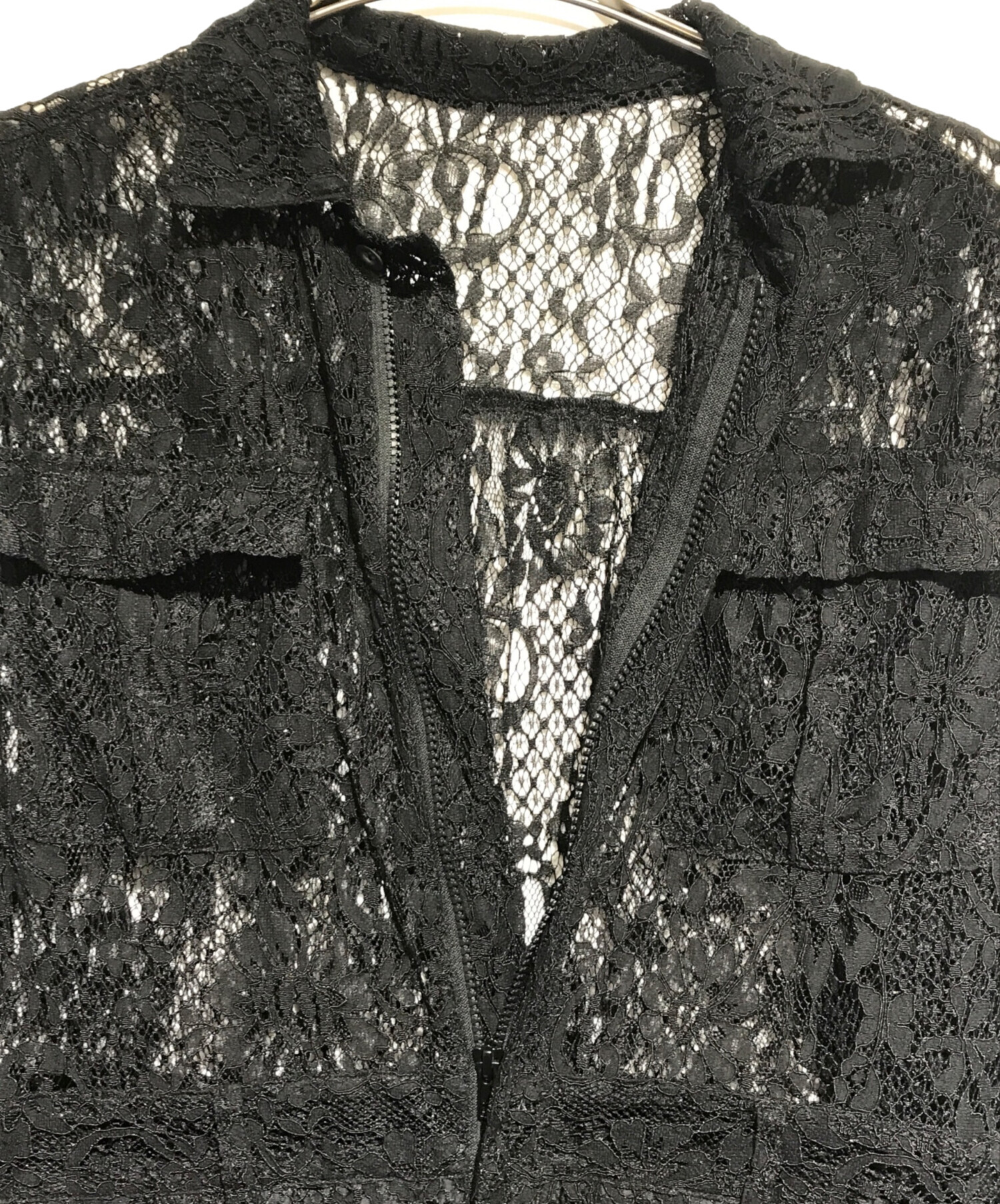 中古・古着通販】NOUNLESS (ナウンレス) Loose Lace Jumpsuit 中古・古着通販】NOUNLESS (ナウンレス) Loose Lace Jumpsuit