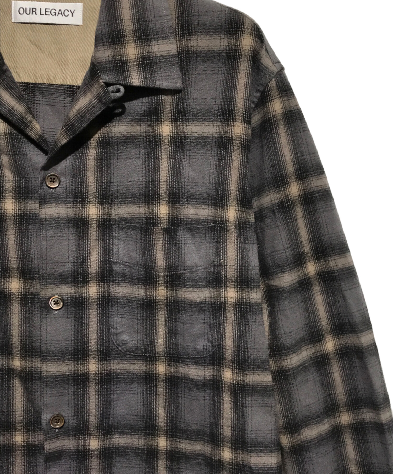 中古・古着通販】OUR LEGACY (アワーレガシー) HEUSEN SHIRT ブラウン