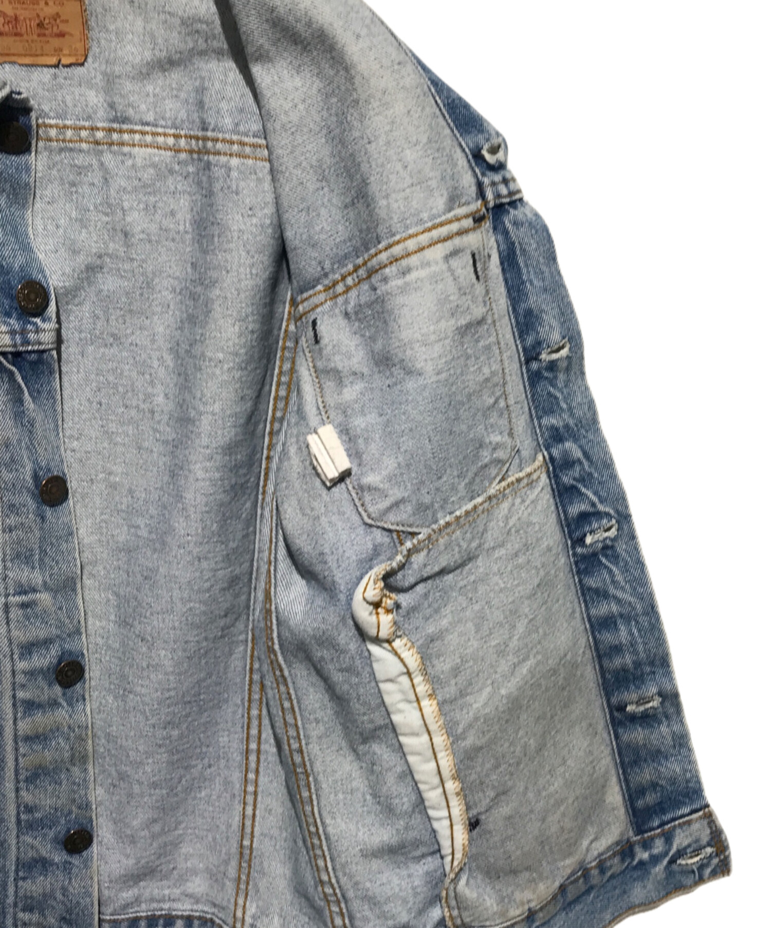 中古・古着通販】LEVI'S (リーバイス) デニムジャケット ブルー サイズ