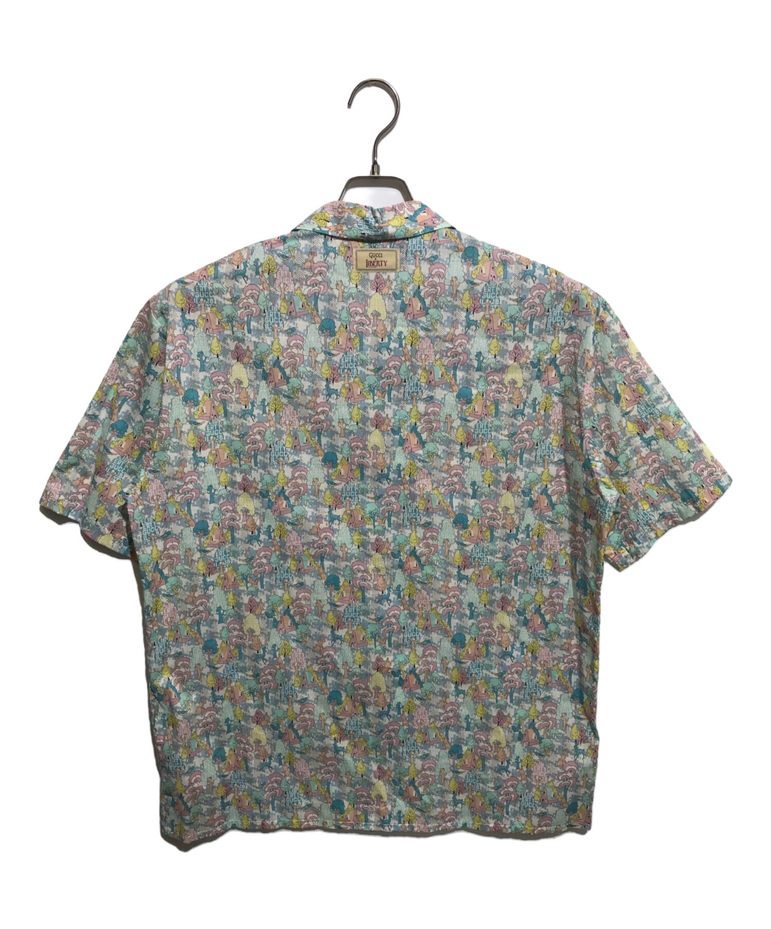 GUCCI  グッチ/グッチ×リバティ シャツ/Aランク/18【中古】 GUCCI - GUCCI グッチ/グッチ×リバティ シャツ/Aランク/18【中古】の