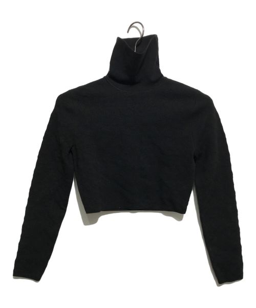 COACH クロップド ニット ポロ トップ COACH Cropped Knit Polo Top in Blue | Lyst