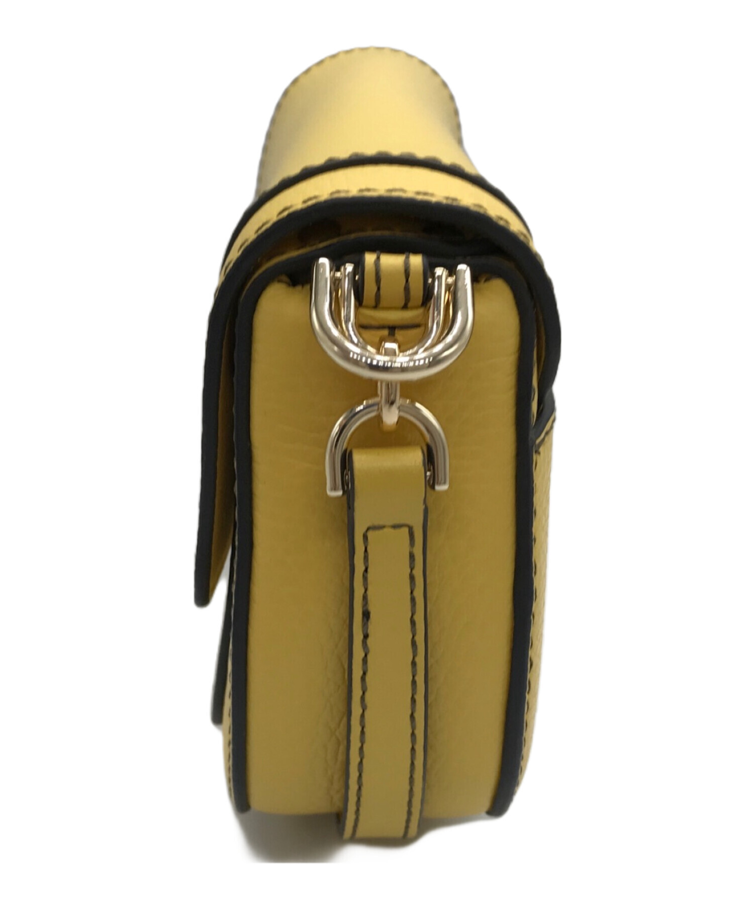 中古・古着通販】FURLA (フルラ) CLUB 2 Sショルダーバッグ イエロー