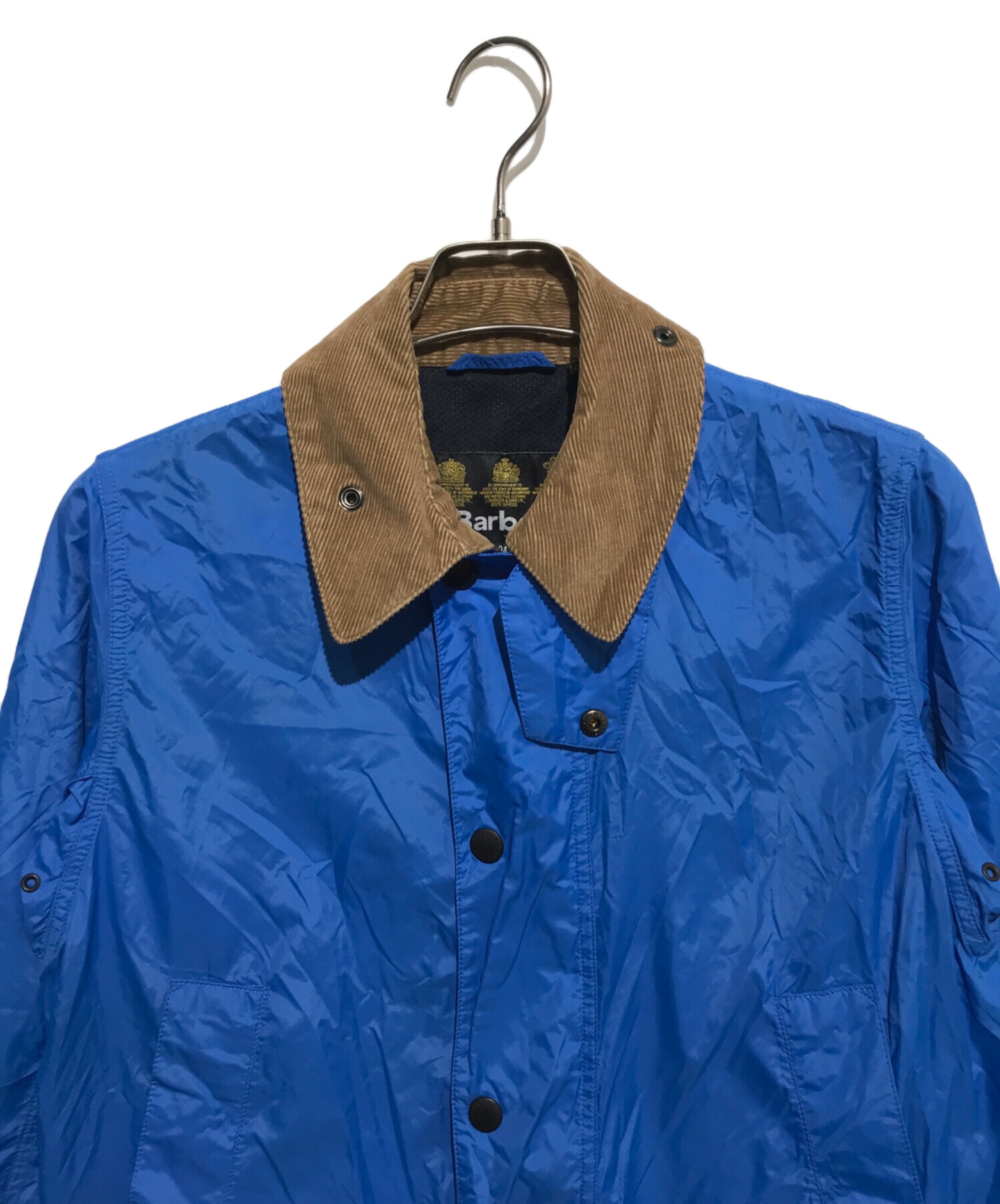 中古・古着通販】Barbour (バブアー) BORDER SL NYLON COAT ブルー