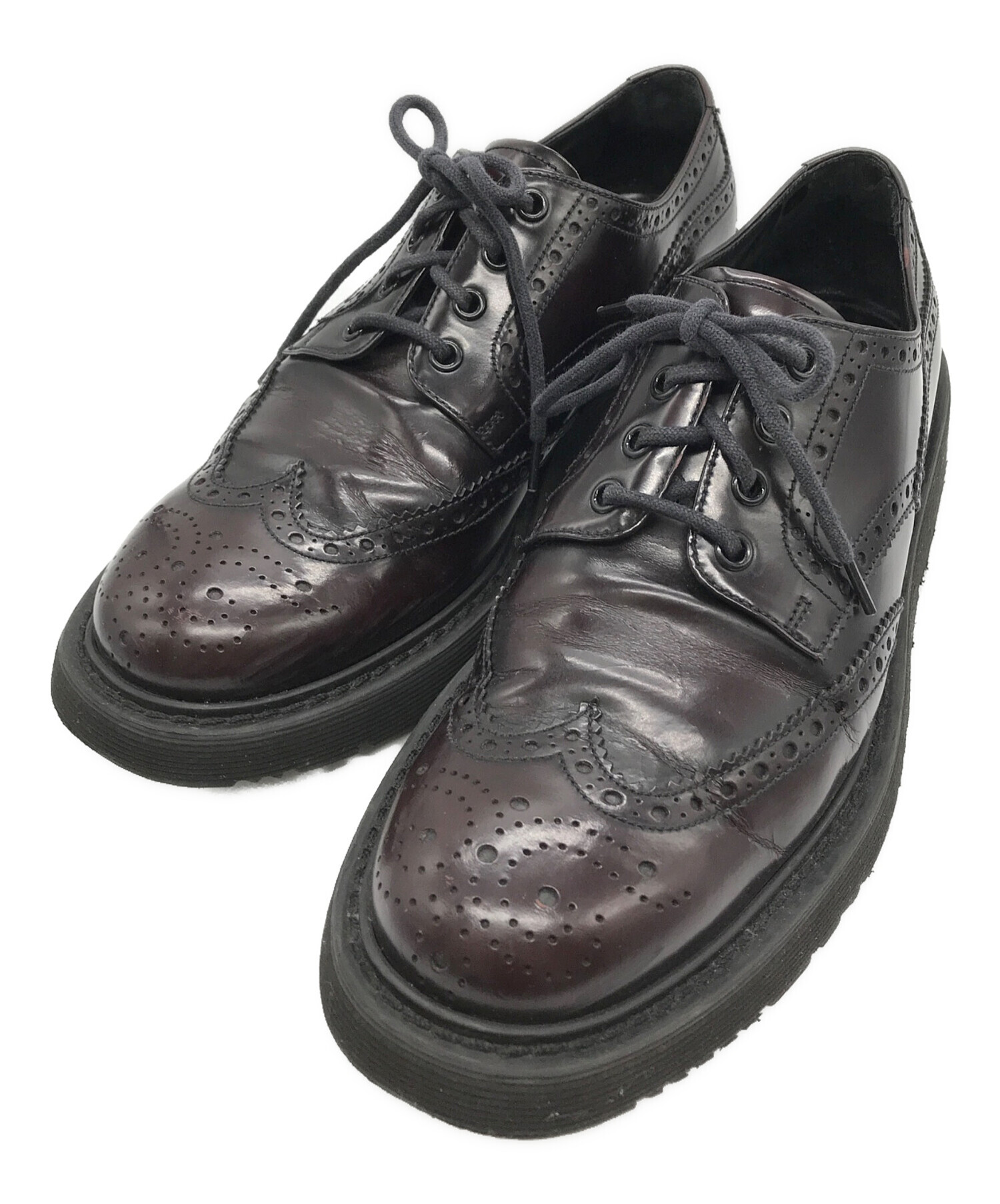中古・古着通販】PRADA (プラダ) ブラッシュドレザーダービーウィング