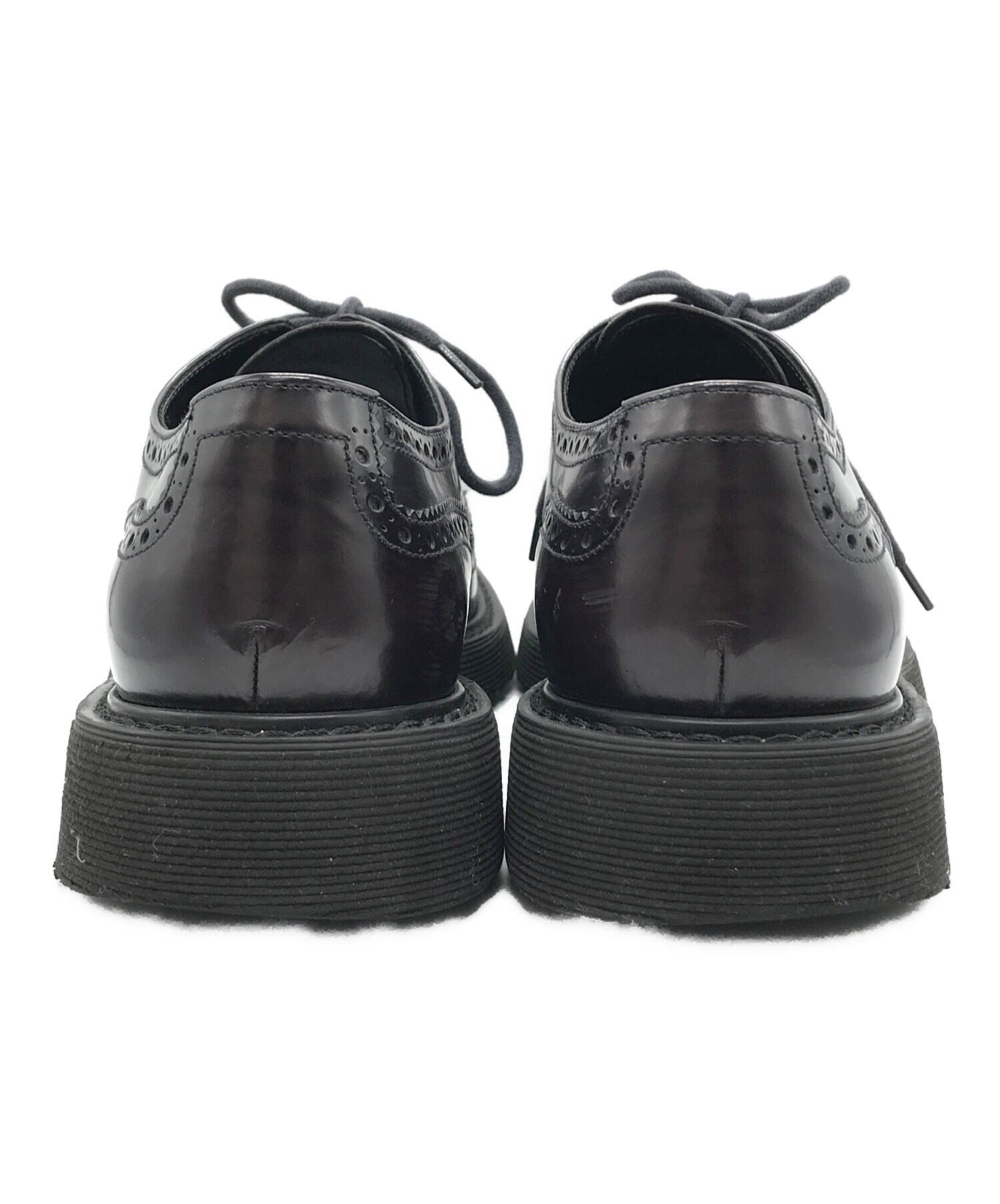 中古・古着通販】PRADA (プラダ) ブラッシュドレザーダービーウィング