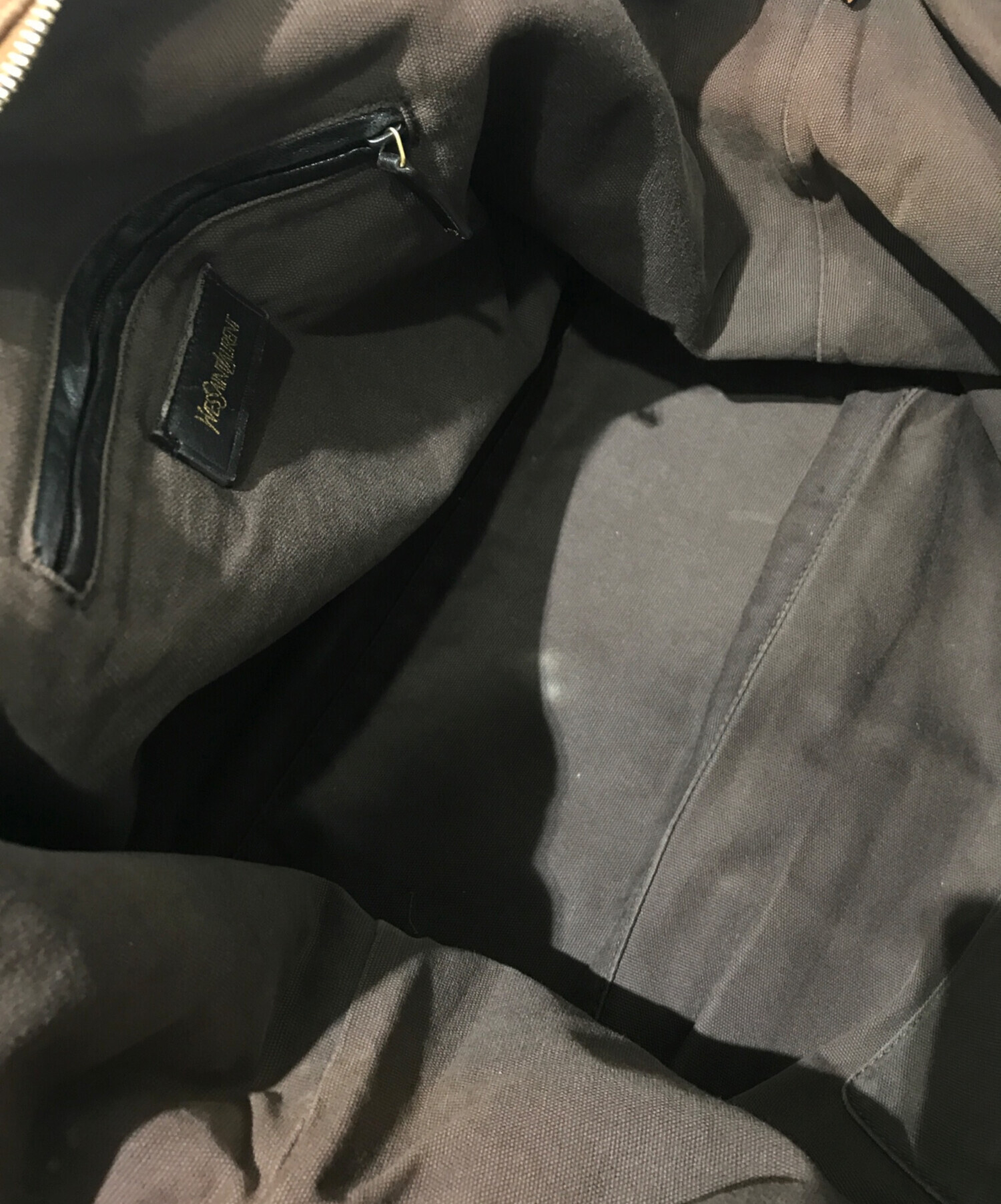 中古・古着通販】Yves Saint Laurent (イヴサンローラン) Yロゴレザー 