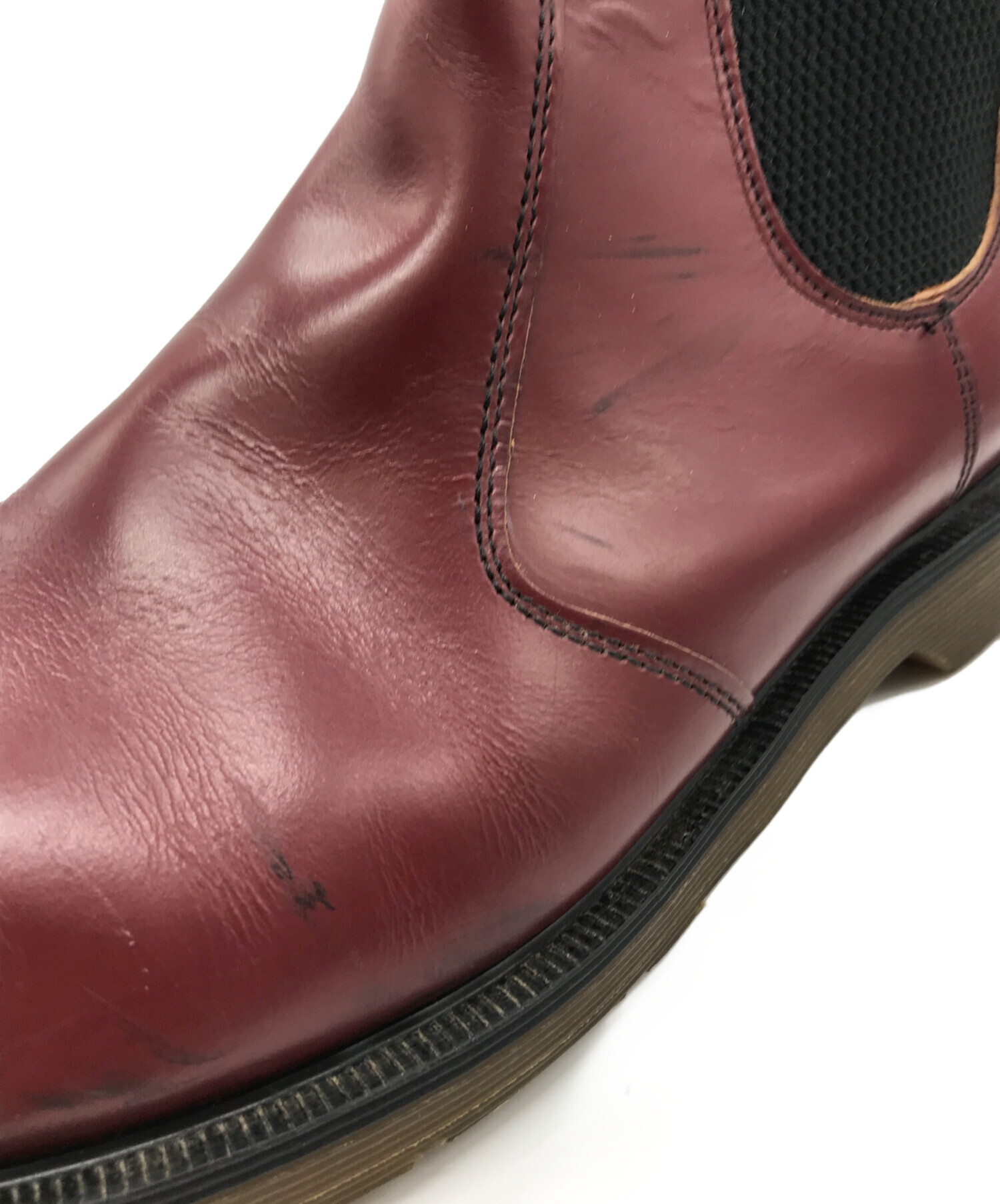 Dr.Martens FLORA チェルシー ブーツ　チェリーレッドサイズUK7 楽天市場】ドクターマーチン フローラ チェルシー ブーツ Dr.Martens