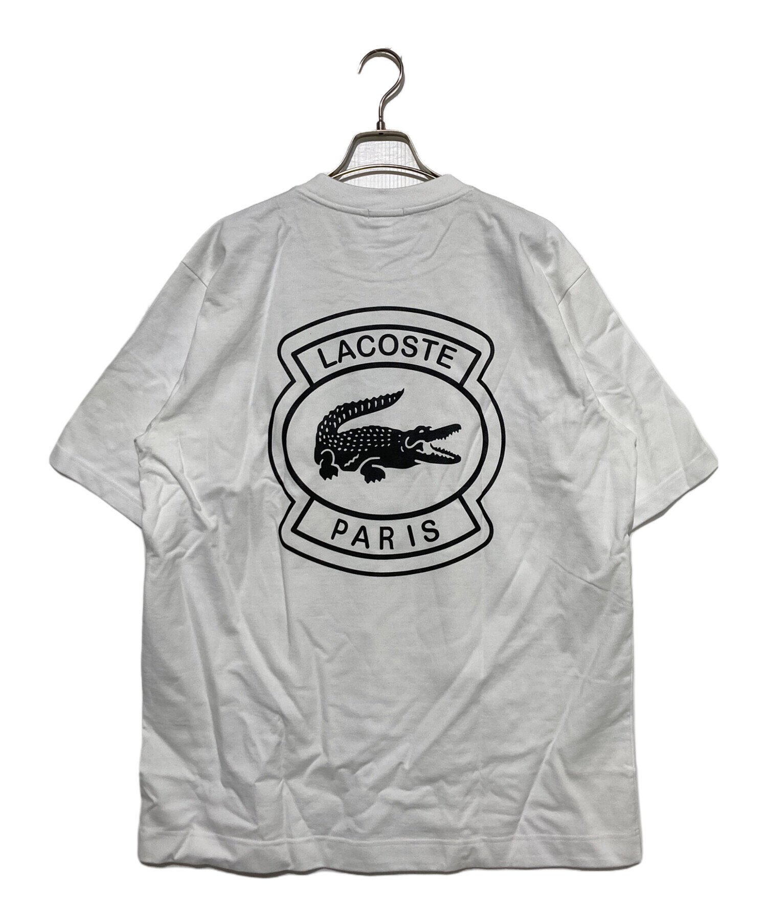 中古・古着通販】LACOSTE (ラコステ) 別注Tシャツ ホワイト サイズ:5 