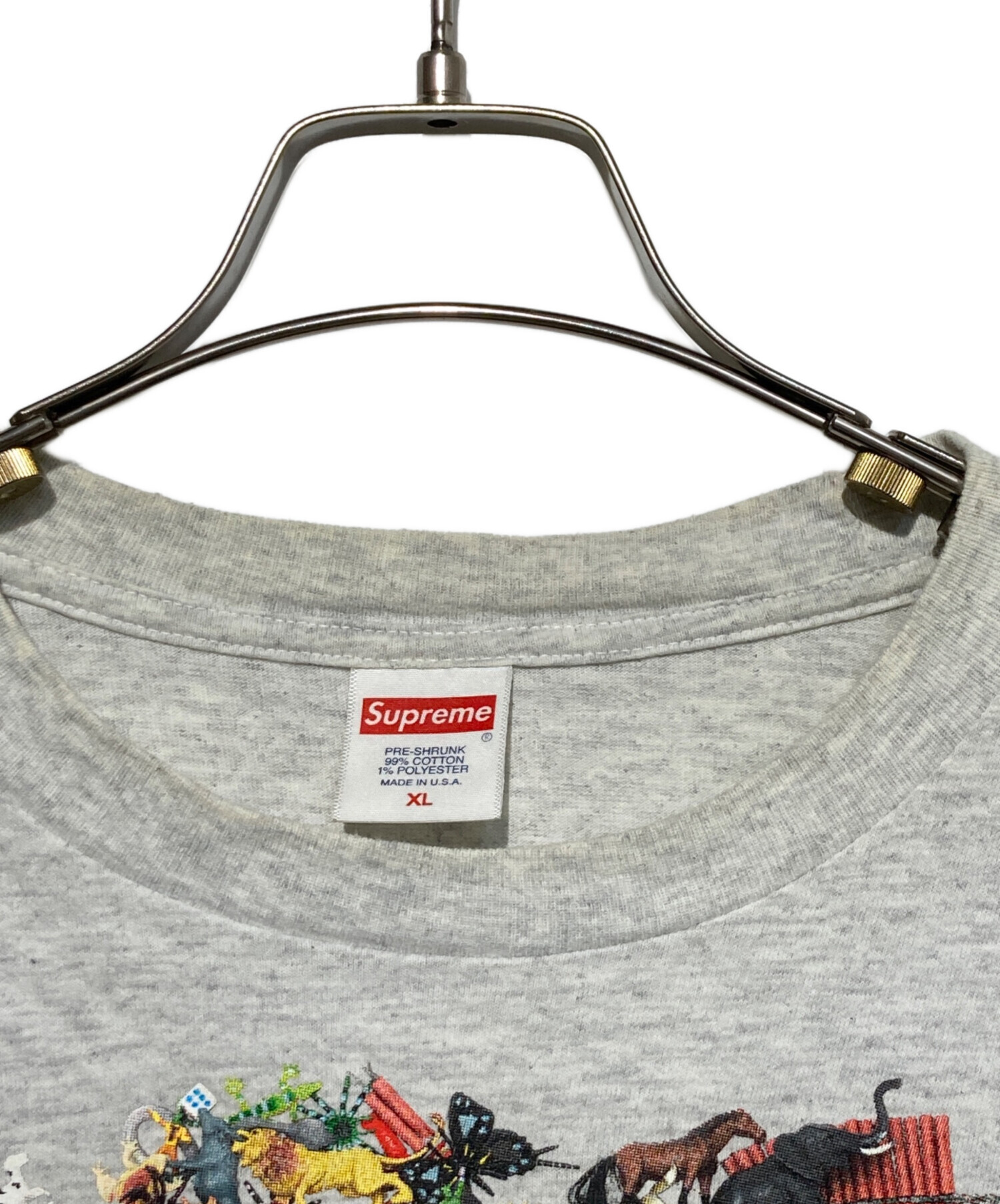 中古・古着通販】SUPREME (シュプリーム) Animal Kingdom S/S Top 