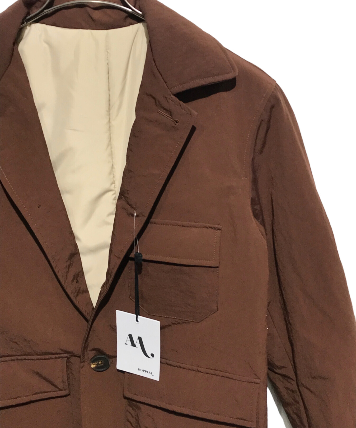 中古・古着通販】DOPPIAA (ドッピア) パファージャケット ブラウン