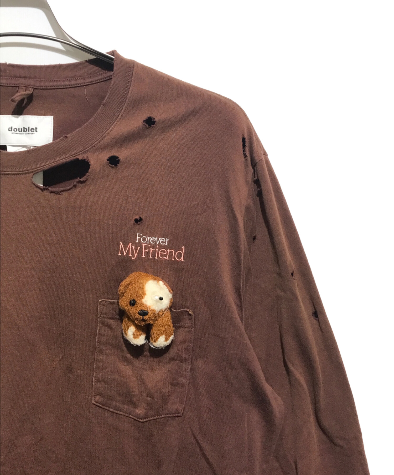 中古・古着通販】doublet (ダブレット) LONG SLEEVE TーSHIRT WITH MY