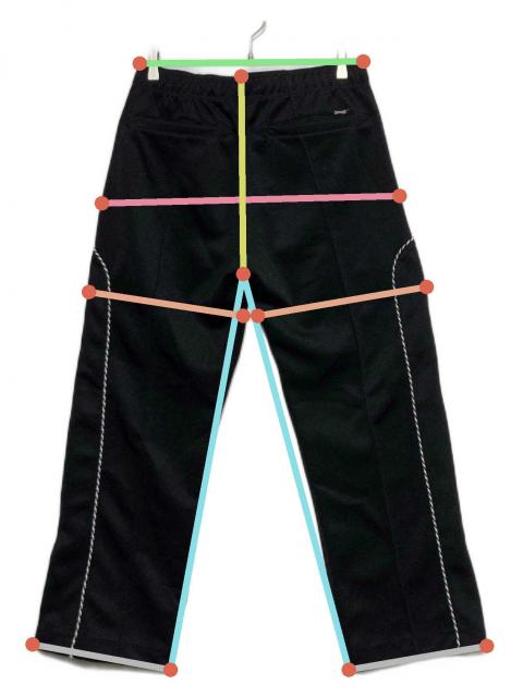 中古・古着通販】Schott (ショット) JERSEY WESTERN PANTS ブラック