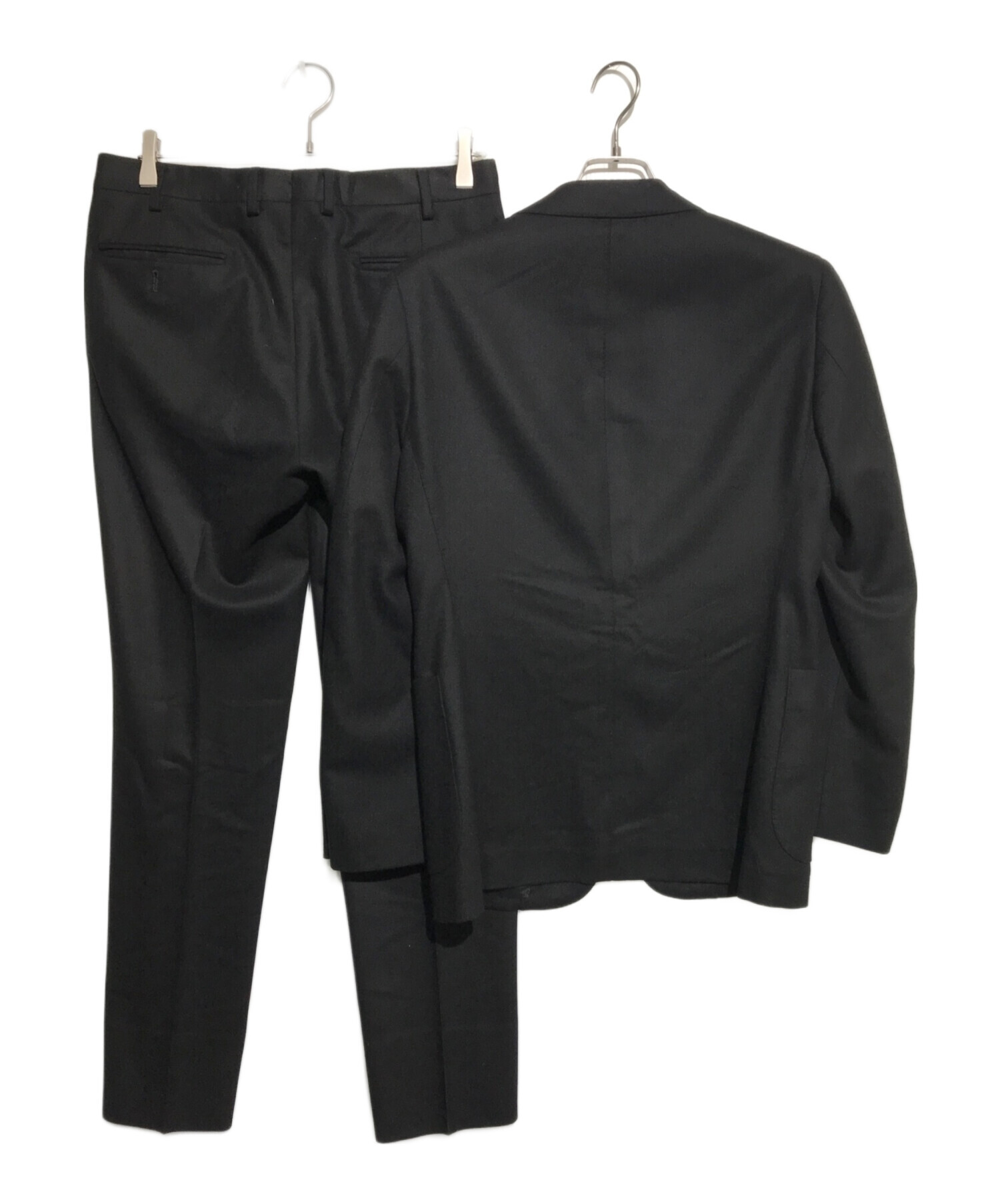 ★値下げ★BARNEYS NEW YORK スーツ 黒 サイズ46 中古・古着通販】BARNEYS NEWYORK (バーニーズ・ニューヨーク) ウール