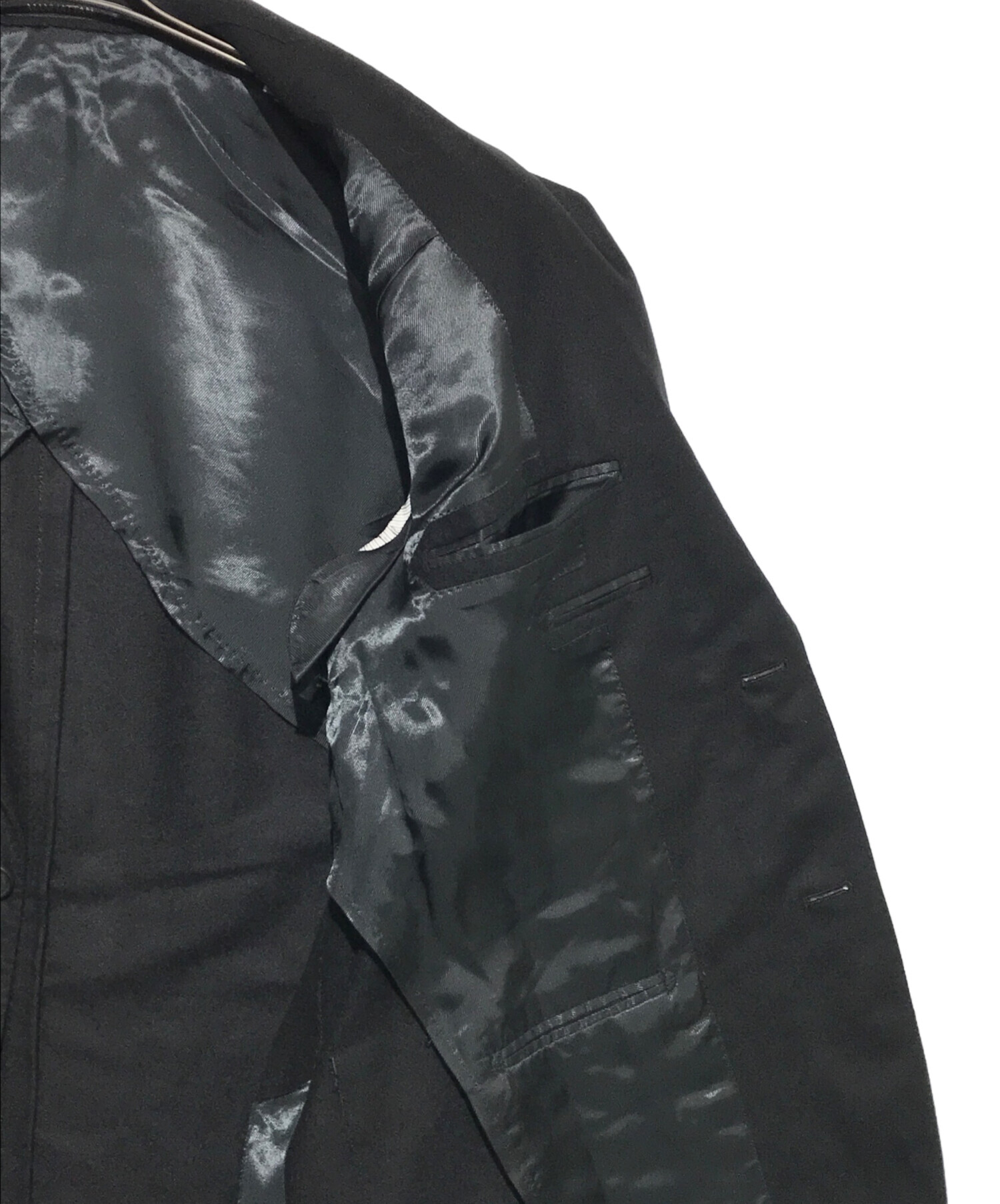 ★値下げ★BARNEYS NEW YORK スーツ 黒 サイズ46 中古・古着通販】BARNEYS NEWYORK (バーニーズ・ニューヨーク) ウール