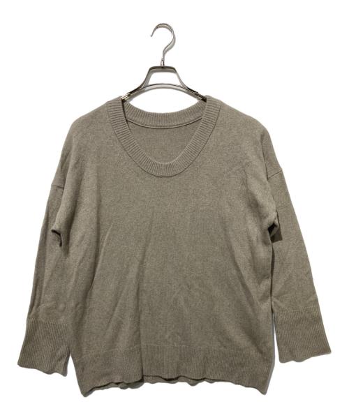 良品 Plage Uネックプルオーバー 2021 ベージュ ウールニット 2490913866.jpg?1737814461
