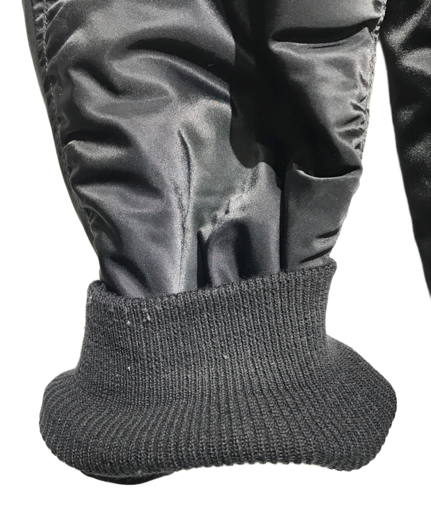 中古・古着通販】SEQUEL (シークエル) MA-1ジャケット ブラック サイズ