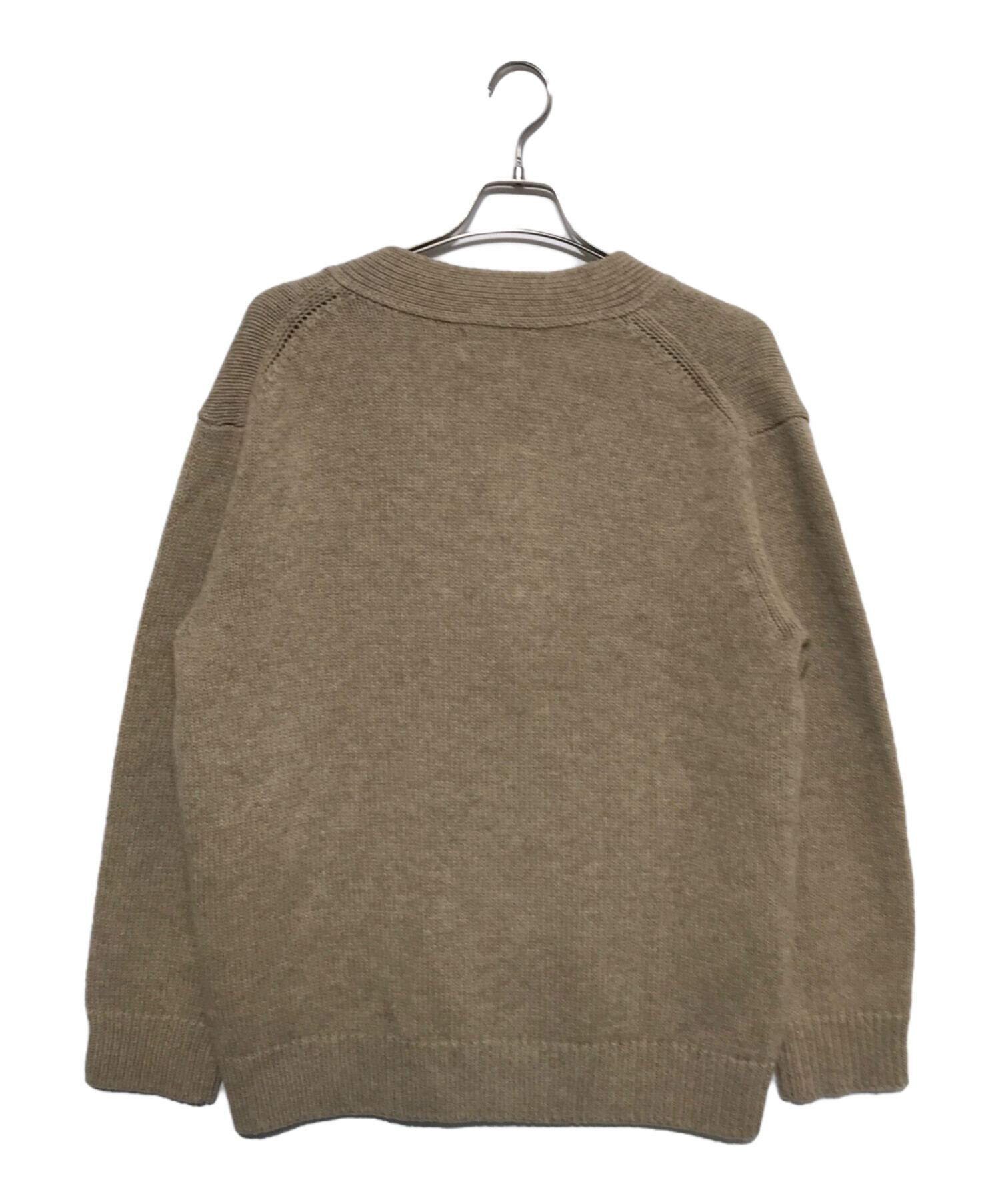 中古・古着通販】yonetomi (ヨネトミ) SOFT LAMB WOOL KNIT CARDIGAN 