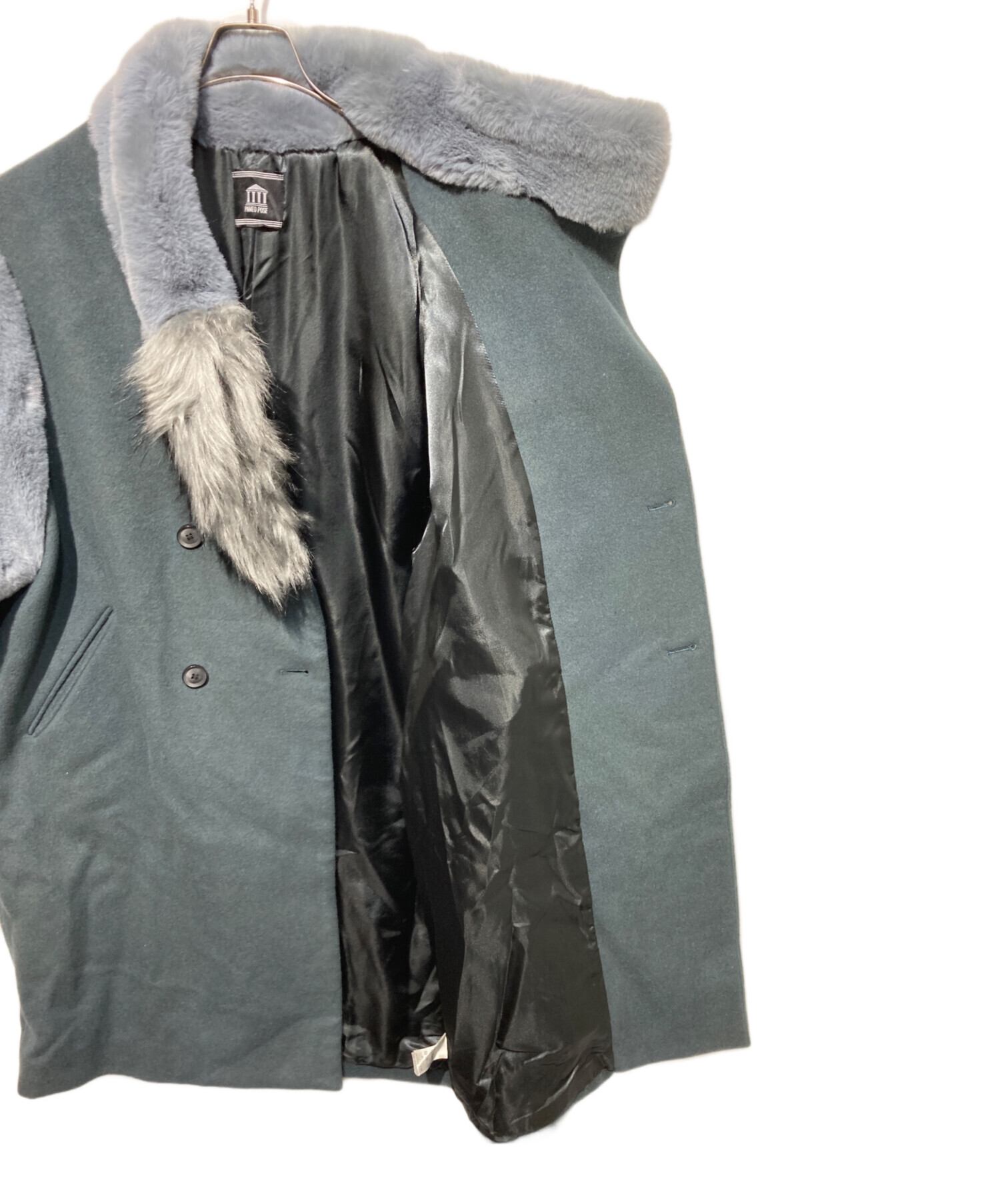 中古・古着通販】PAMEO POSE (パメオポーズ) Tail Muff Coat グレー