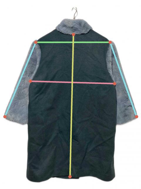 中古・古着通販】PAMEO POSE (パメオポーズ) Tail Muff Coat グレー