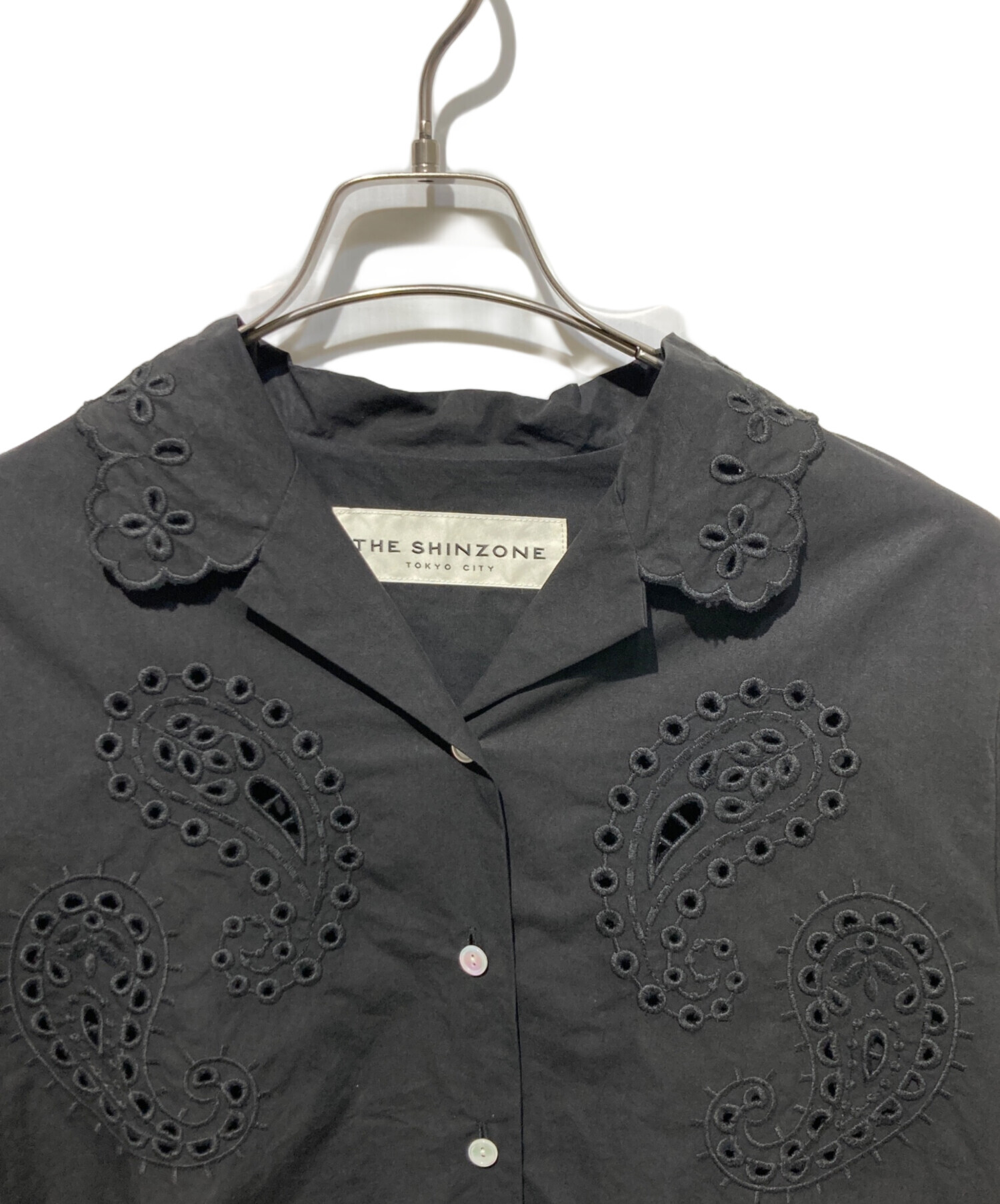 中古・古着通販】THE SHINZONE (ザ シンゾーン) PAISLEY OPEN COLLAR