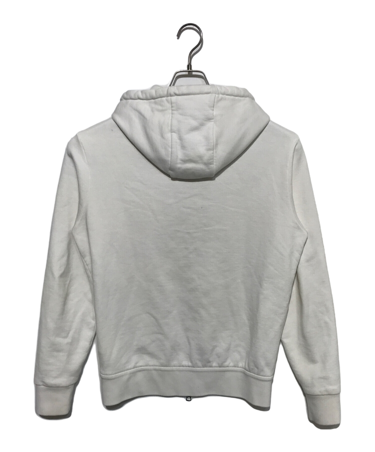 中古・古着通販】MONCLER (モンクレール) ジップパーカー ホワイト