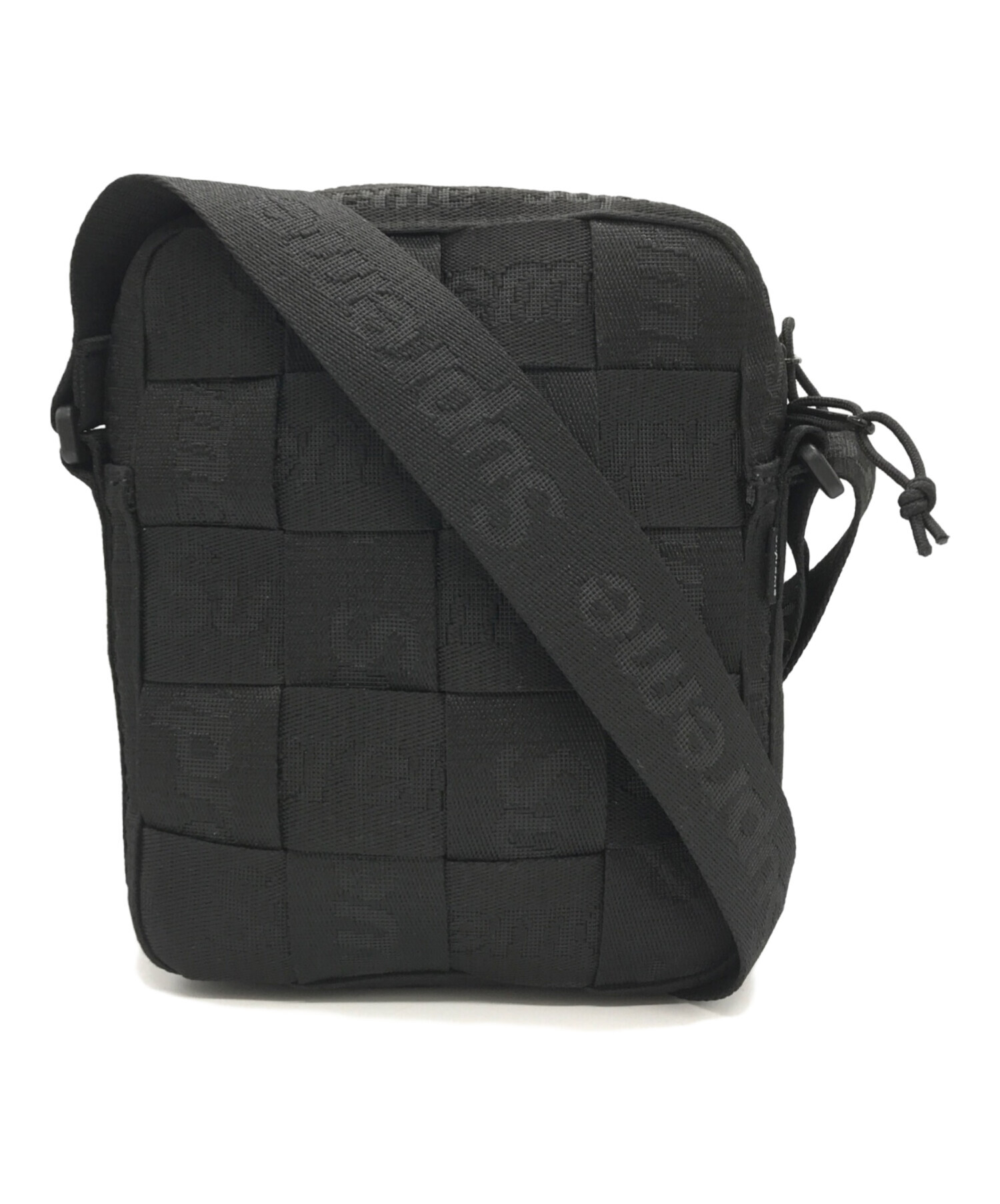 中古・古着通販】SUPREME (シュプリーム) Woven Shoulder Bag ブラック 