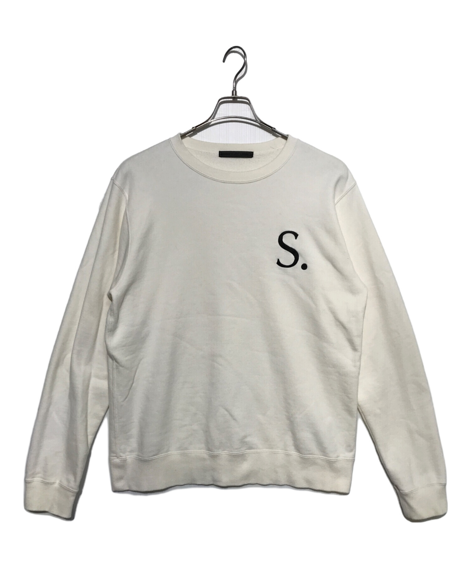 中古・古着通販】SOPH. (ソフネット) Sロゴスウェット ホワイト サイズ