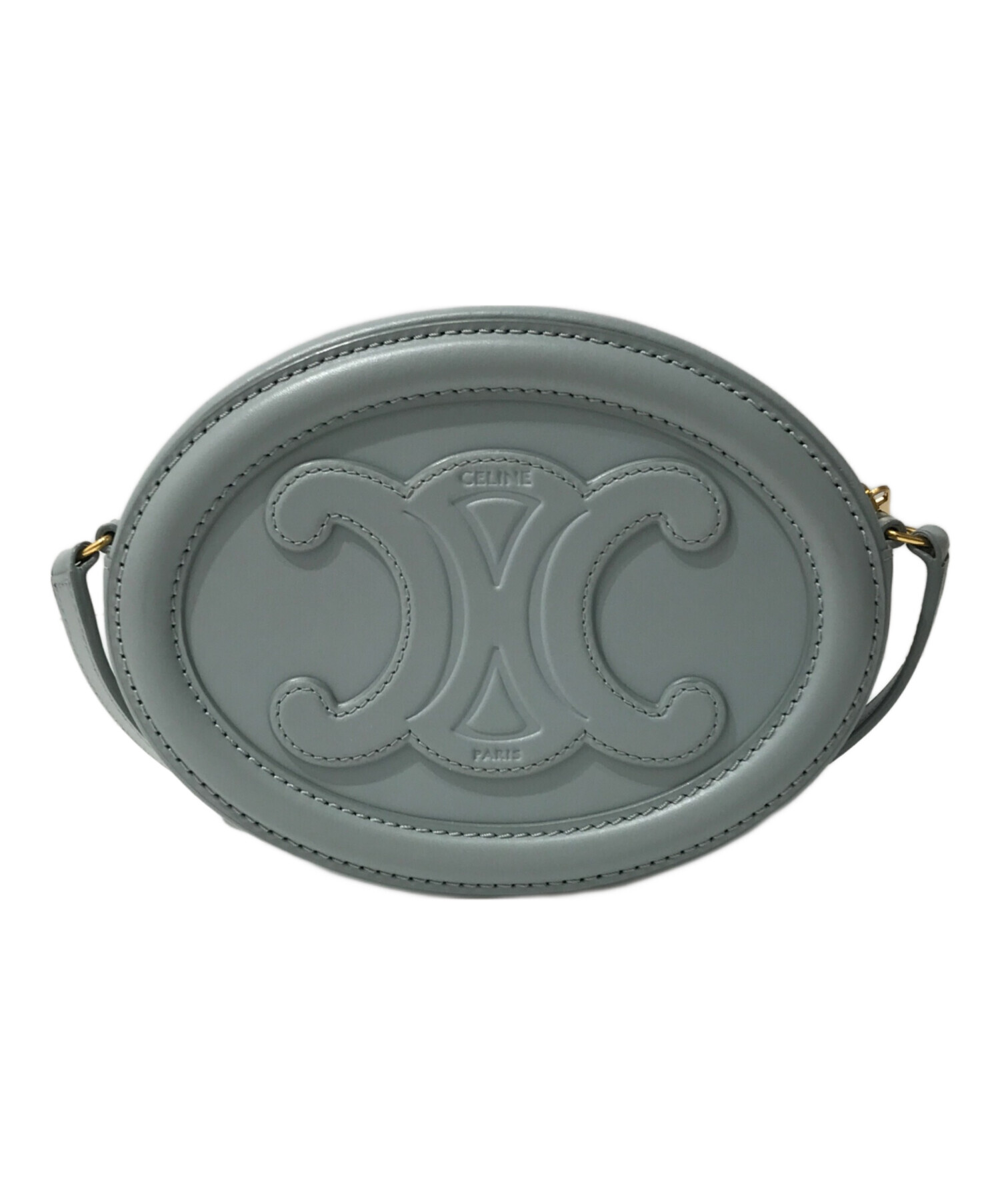 中古・古着通販】CELINE (セリーヌ) Cuir Triomphe Oval ショルダー 