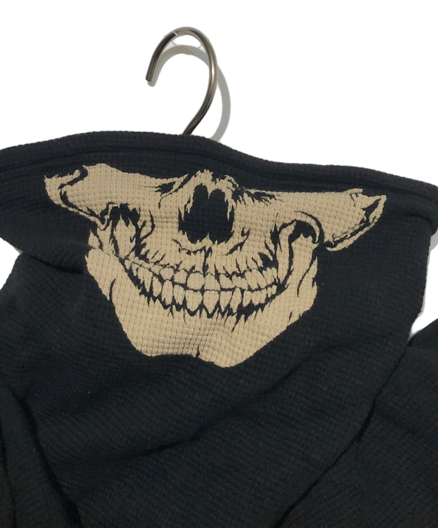 中古・古着通販】VANSON (バンソン) 裏ボア スカルジップパーカー