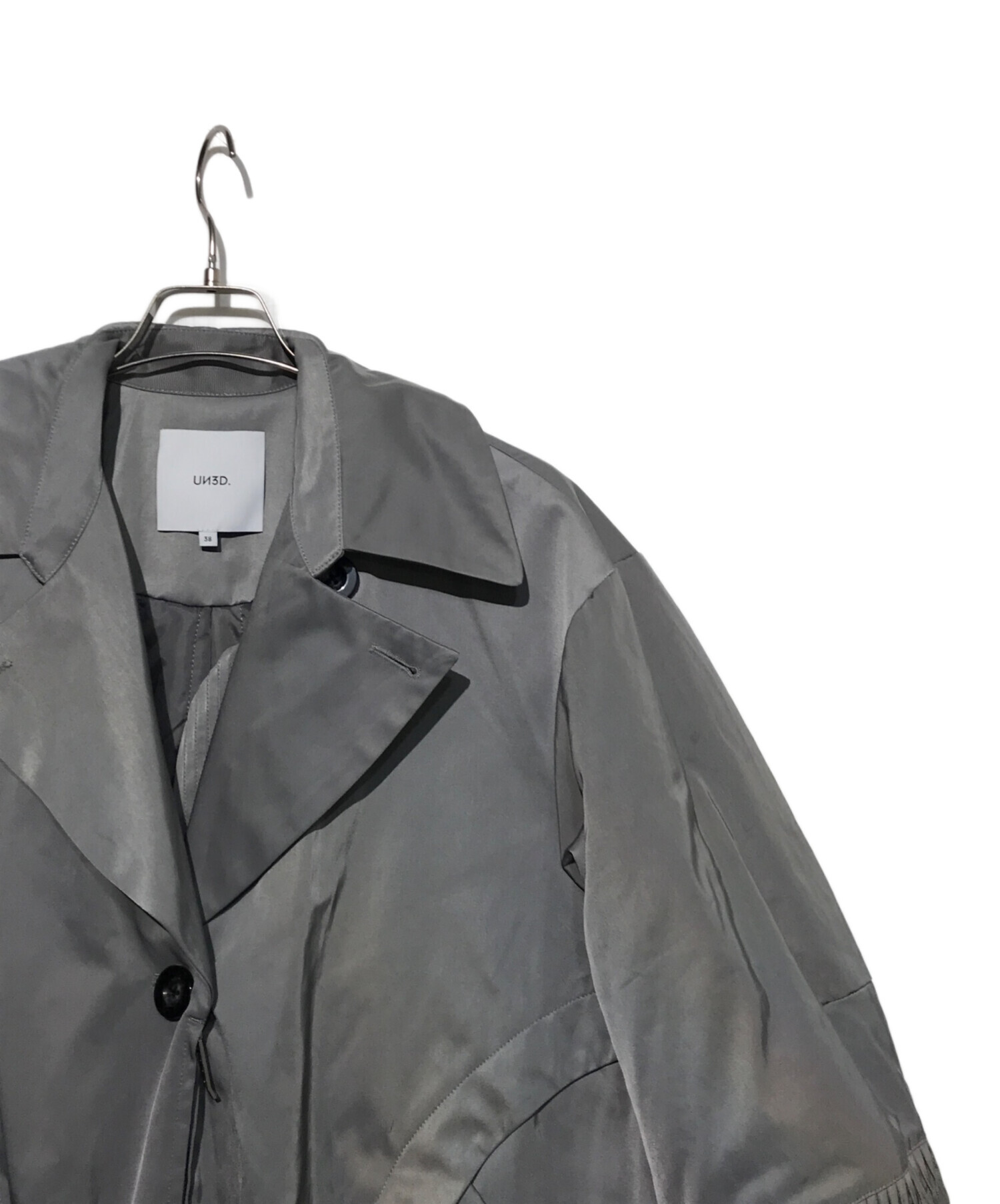 中古・古着通販】UN3D. (アンスリード) ORIGAMI TUCK CT グレー サイズ