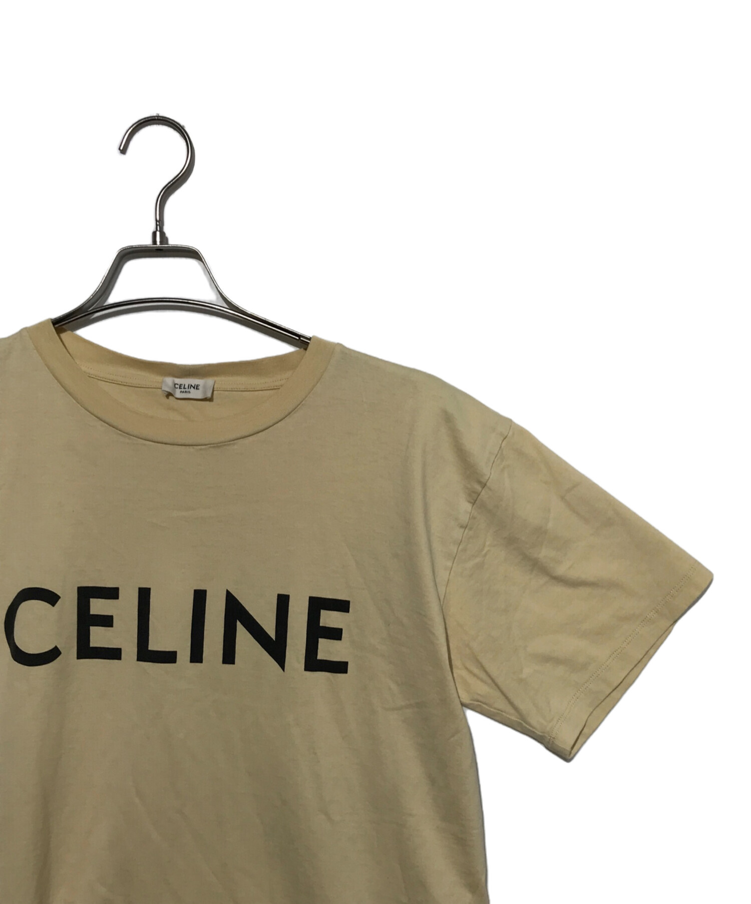 中古・古着通販】CELINE (セリーヌ) ロゴプリントルーズTシャツ