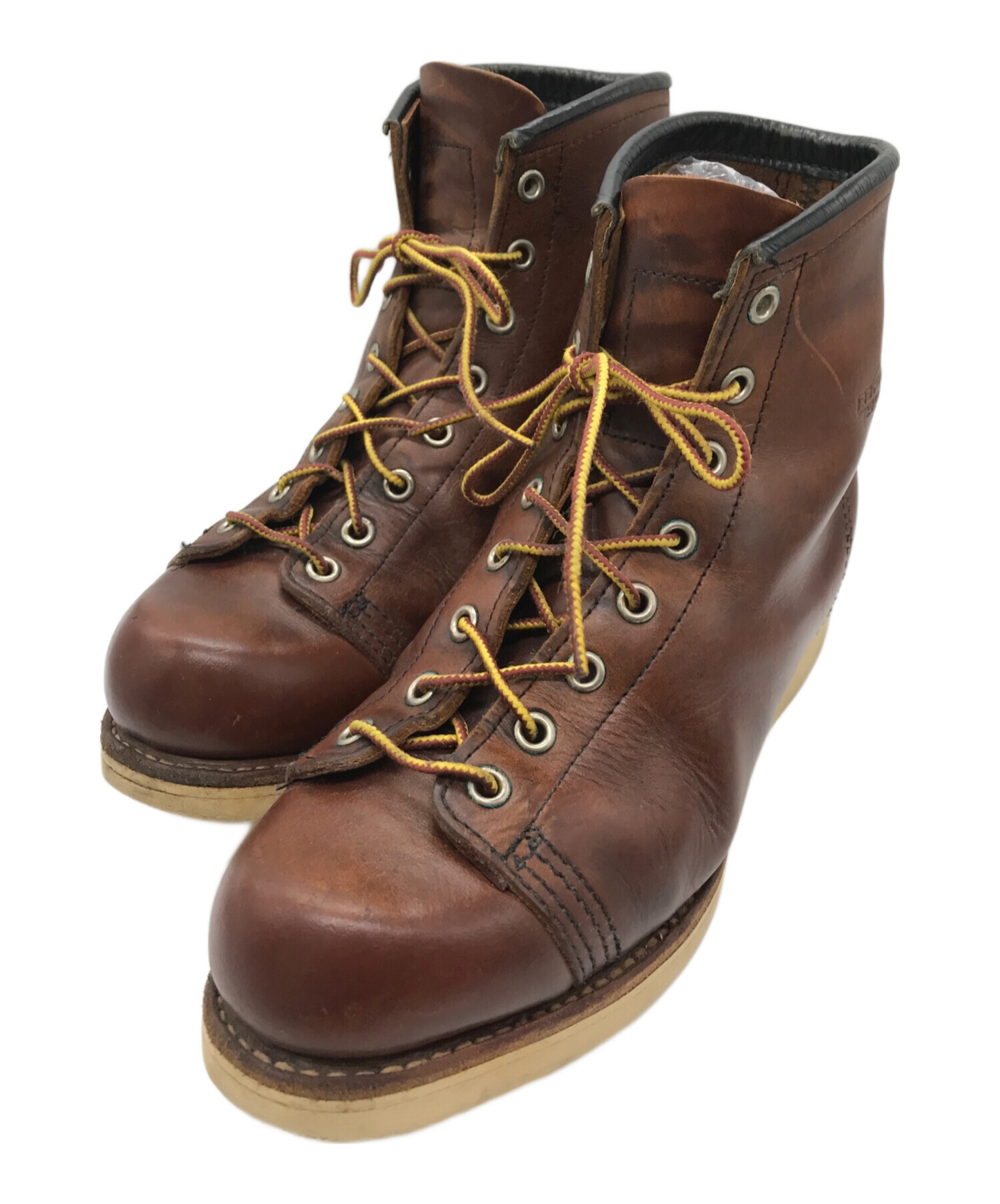 中古】RED WING レザーブーツ 27cm キャメル 9871 利き レッドウィング[19]