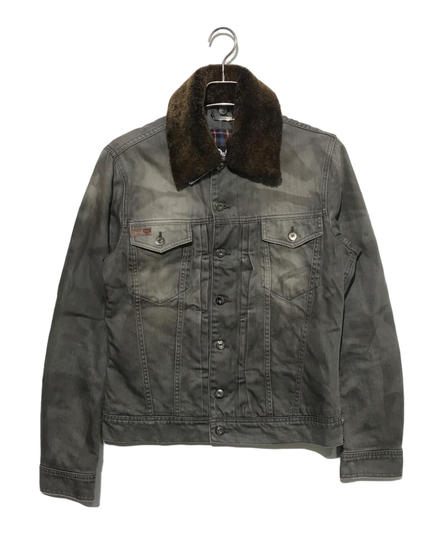 中古・古着通販】DOLCE & GABBANA (ドルチェ＆ガッバーナ) 襟ボア 
