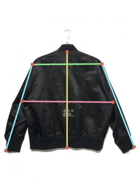 中古・古着通販】SHAREEF (シャリーフ) サテンブルゾン ブラック