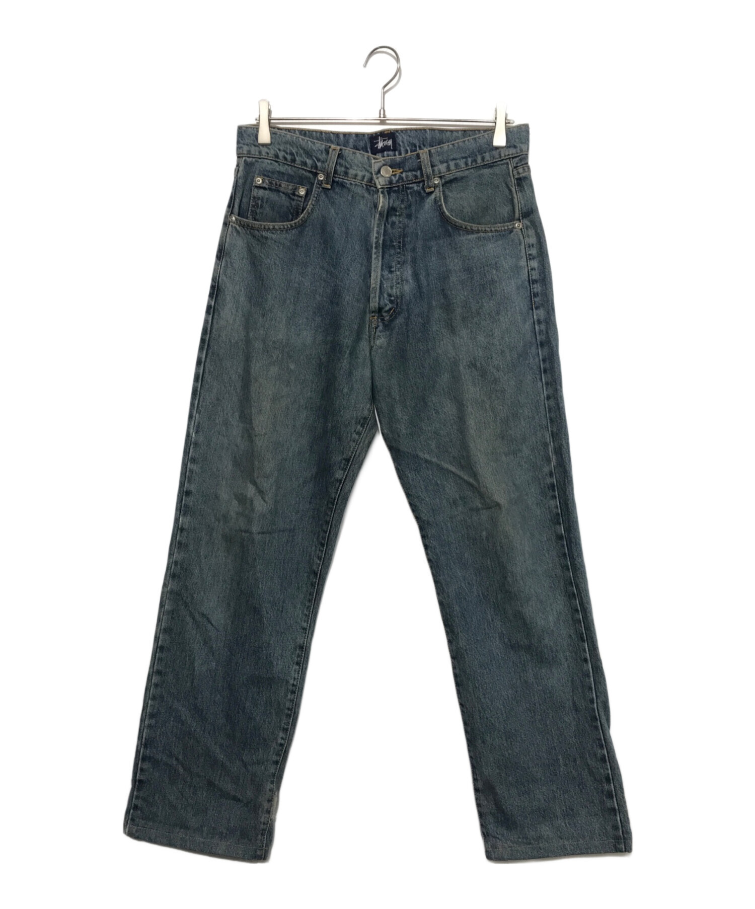 中古・古着通販】stussy (ステューシー) フェードデニムパンツ 