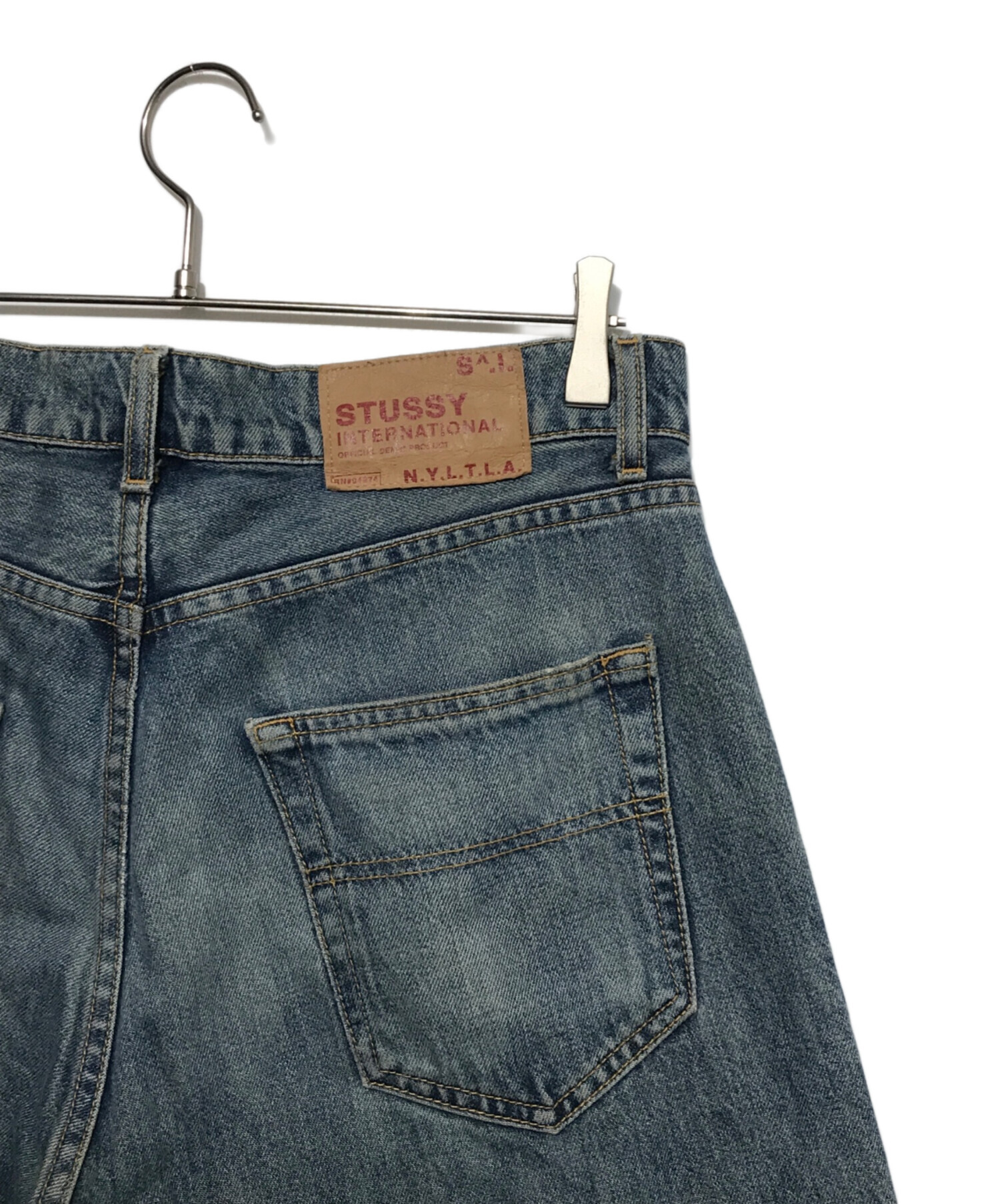 中古・古着通販】stussy (ステューシー) フェードデニムパンツ 